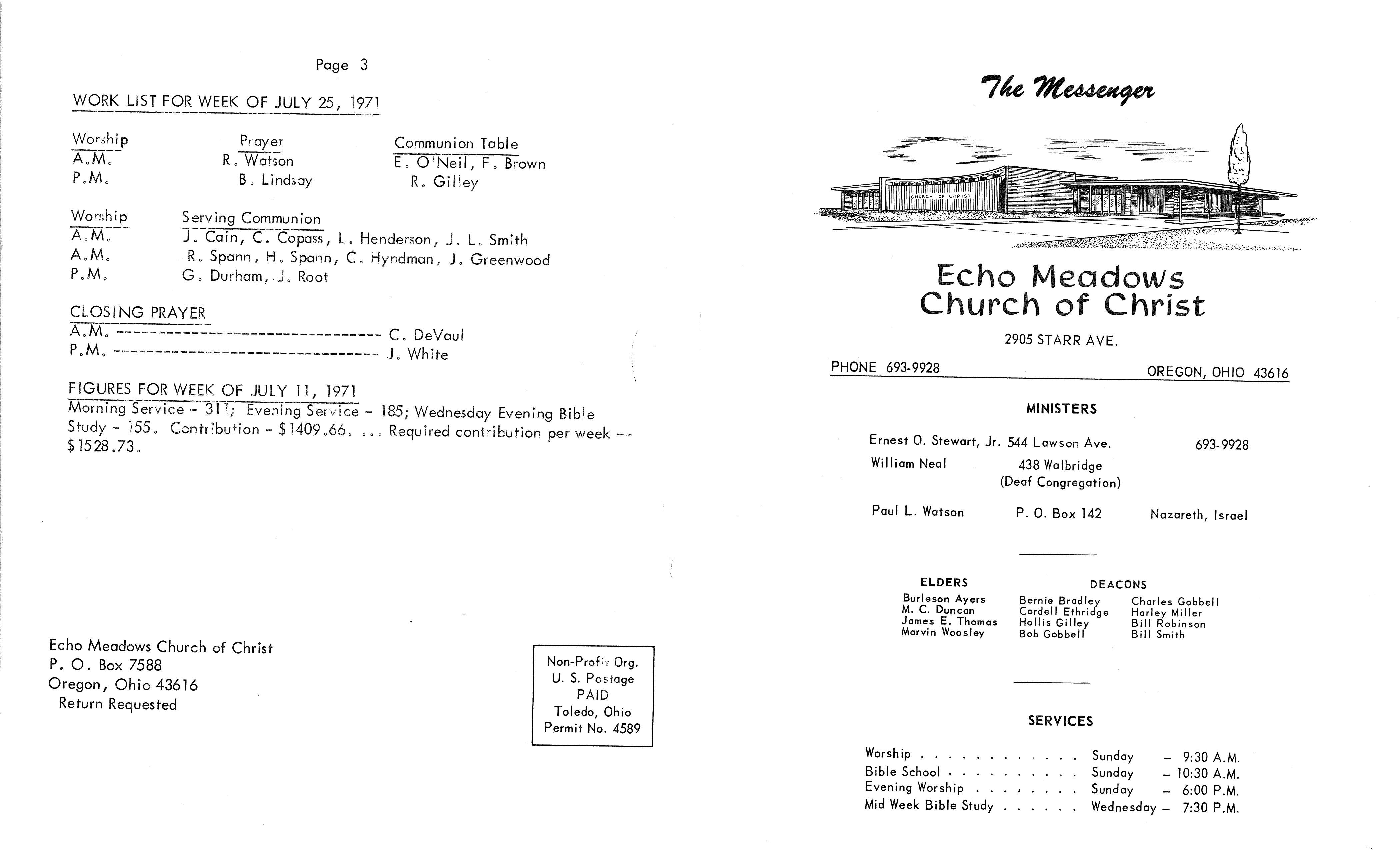 Scanned bulletin, page 1 of 1971-07-18.pdf