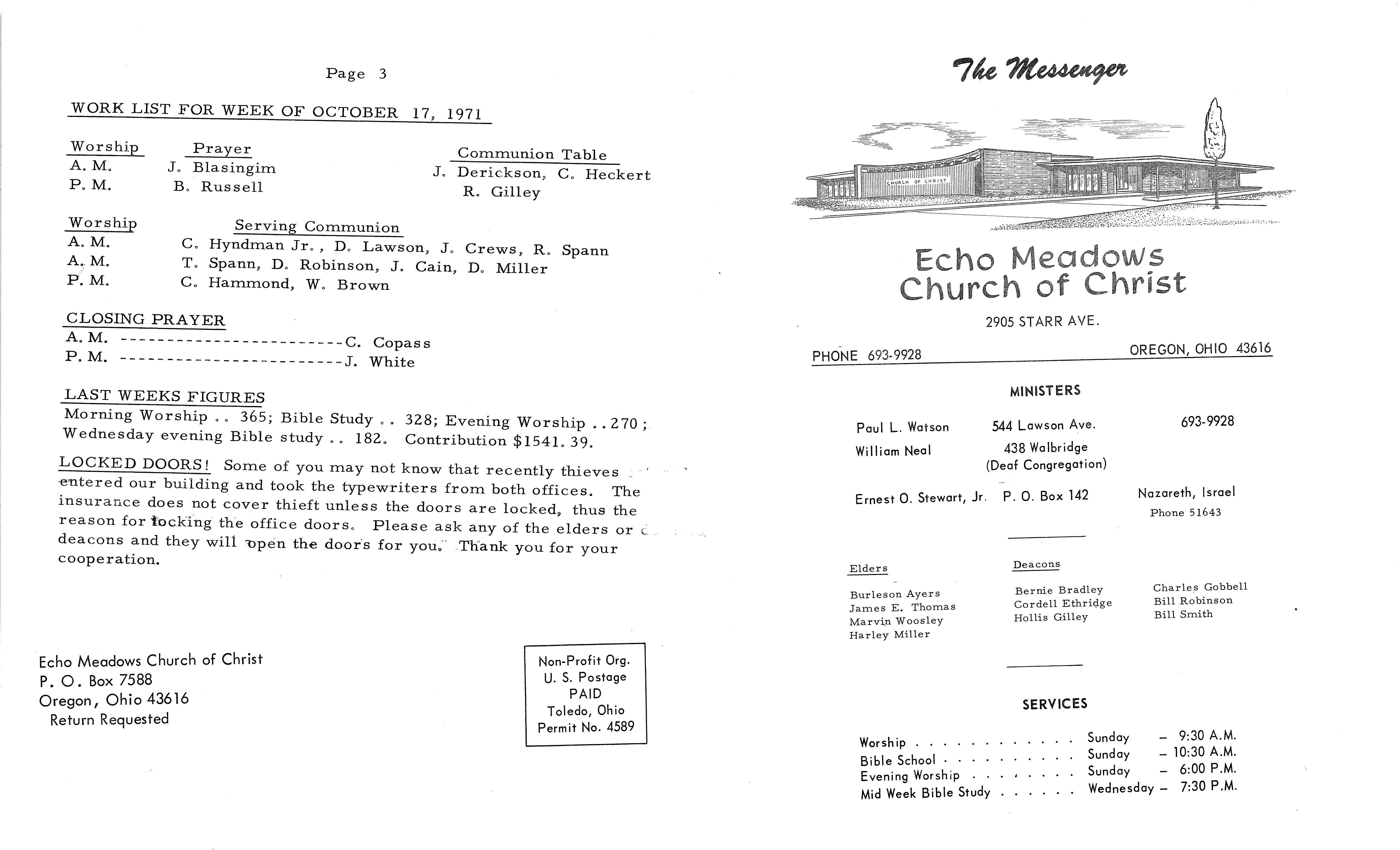 Scanned bulletin, page 1 of 1971-10-10.pdf