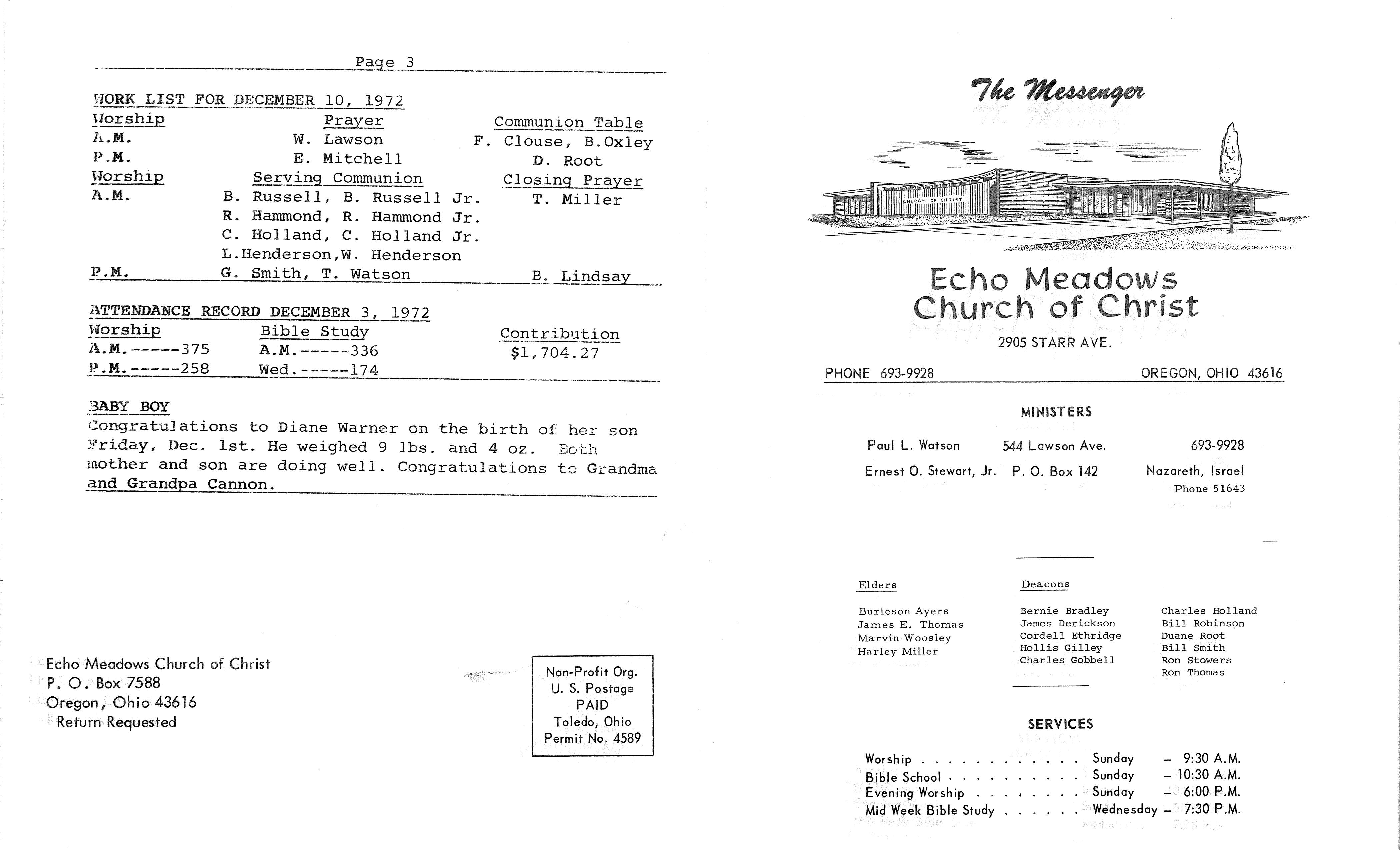 Scanned bulletin, page 1 of 1972-12-10.pdf