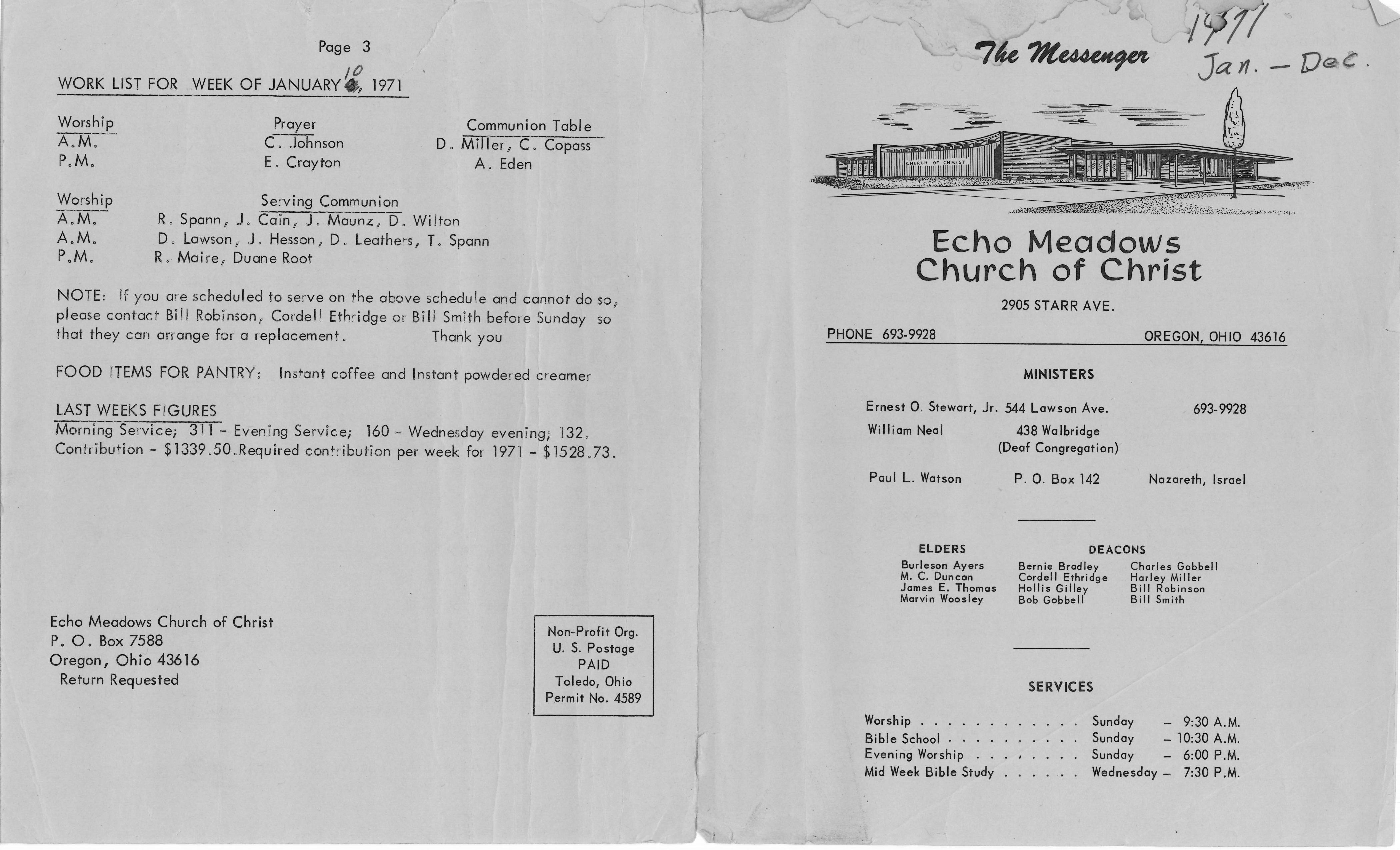 Scanned bulletin, page 1 of 1971-01-03.pdf