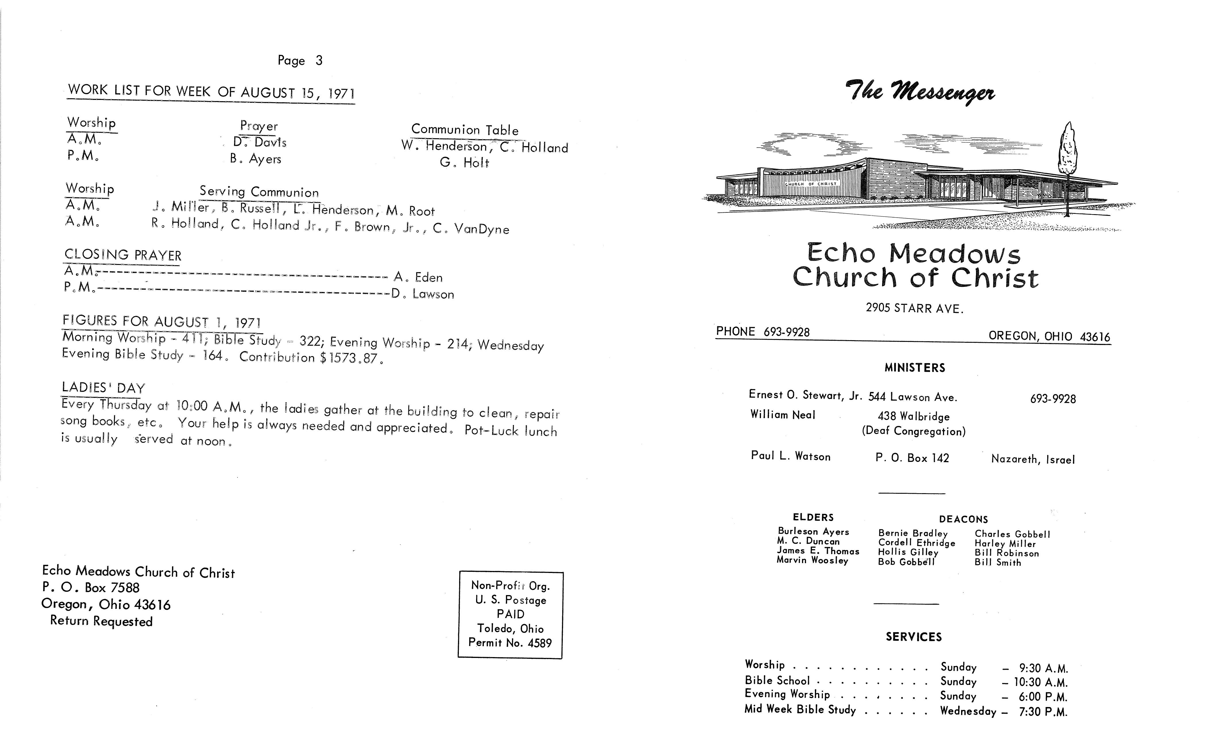 Scanned bulletin, page 1 of 1971-08-08.pdf