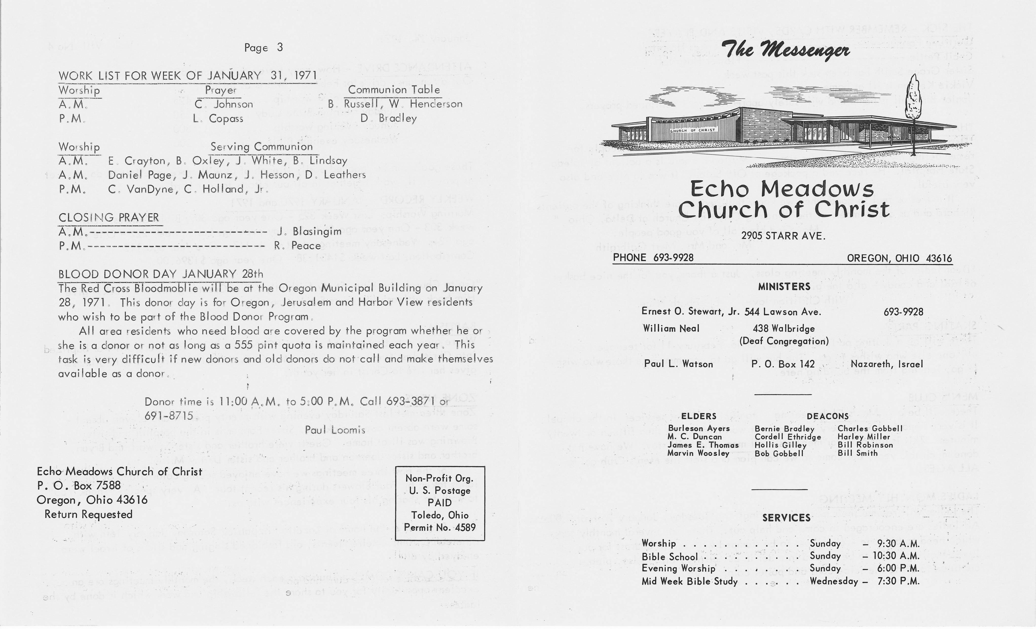 Scanned bulletin, page 1 of 1971-01-24.pdf