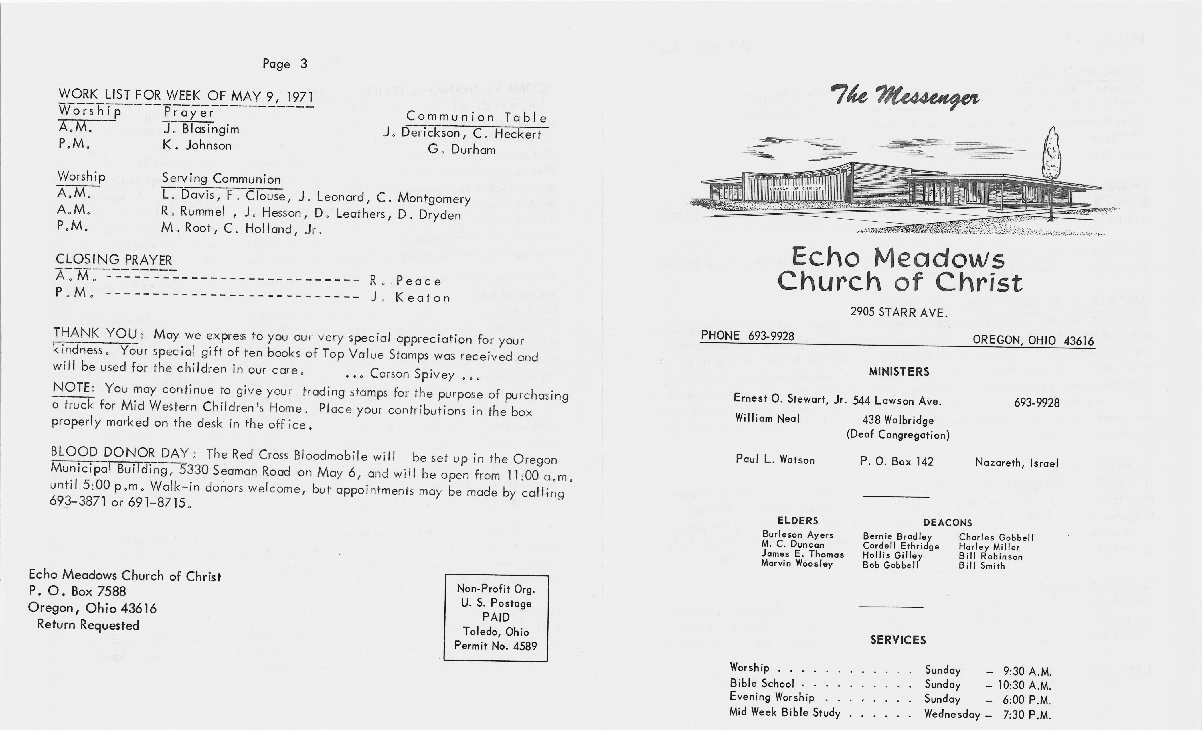 Scanned bulletin, page 1 of 1971-05-02.pdf