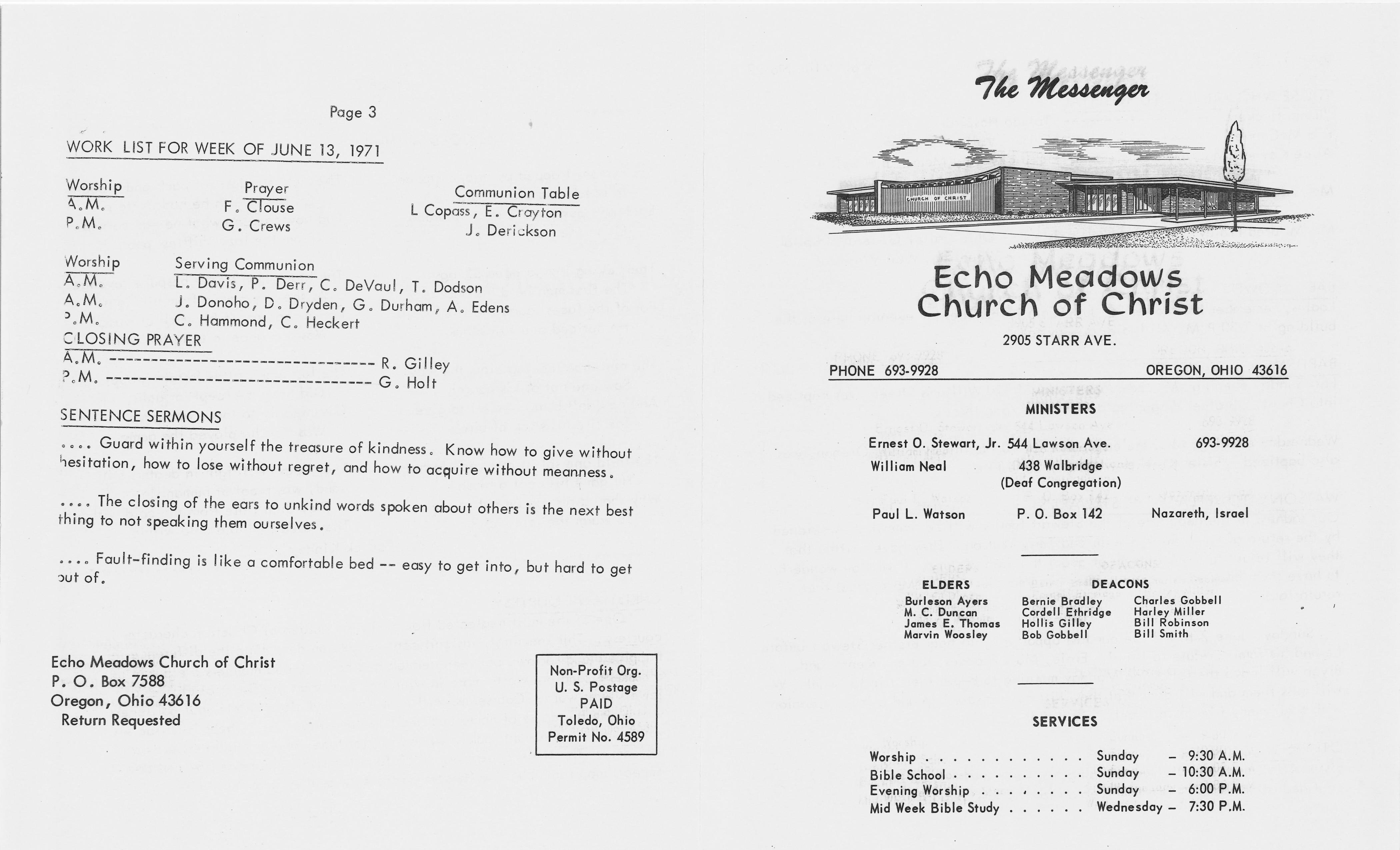 Scanned bulletin, page 1 of 1971-06-06.pdf