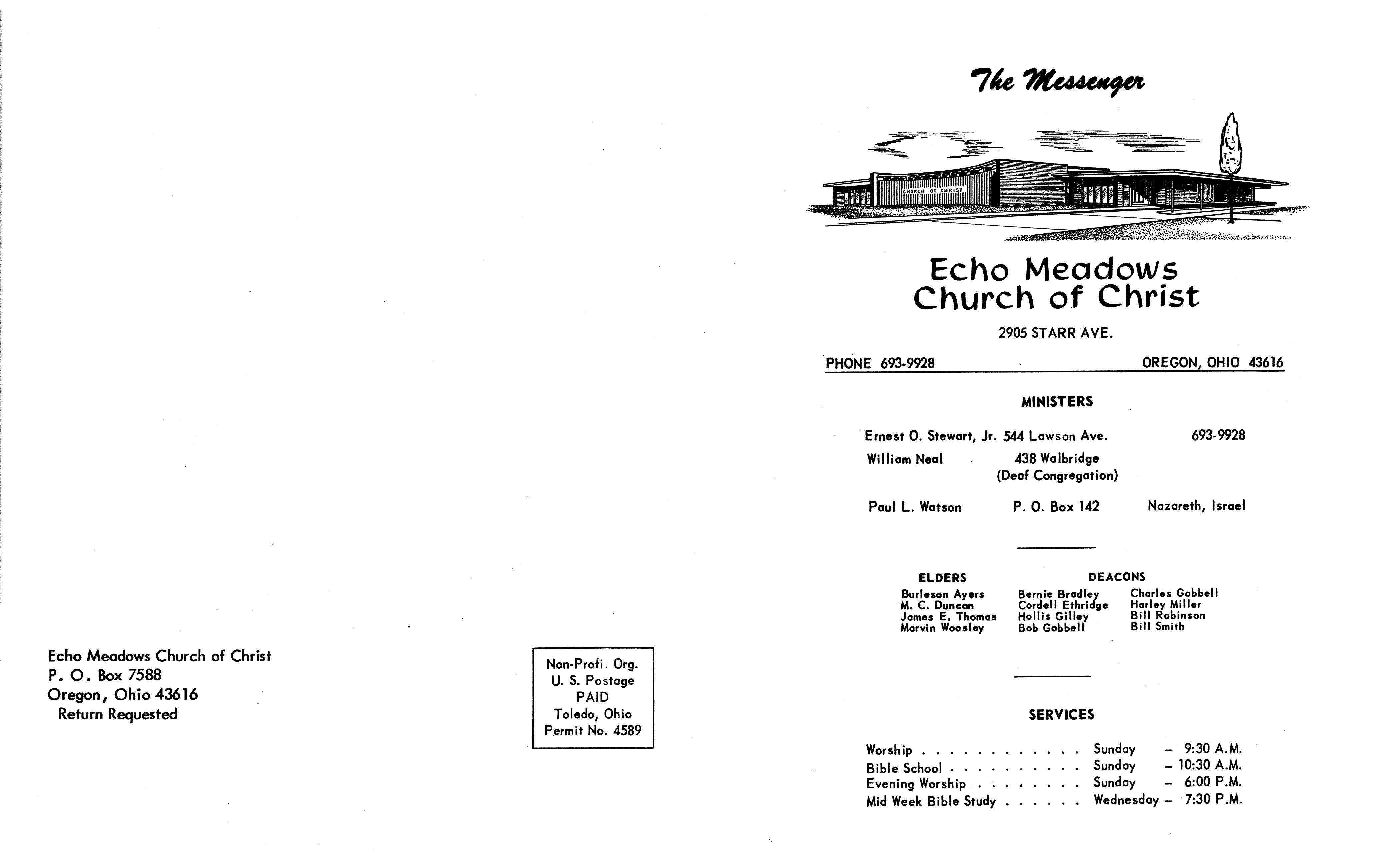 Scanned bulletin, page 1 of 1971-07-25.pdf