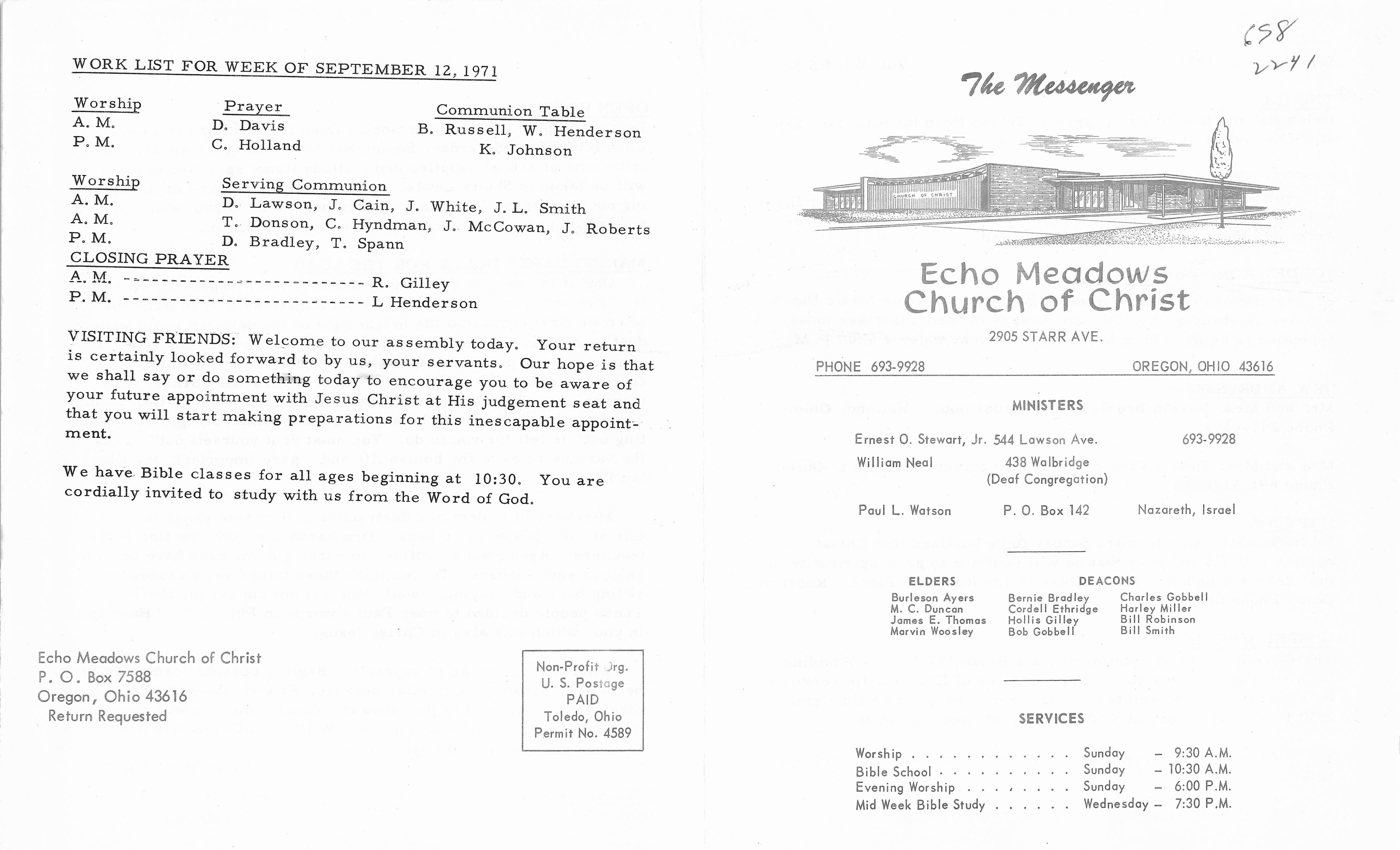 Scanned bulletin, page 1 of 1971-09-05.pdf