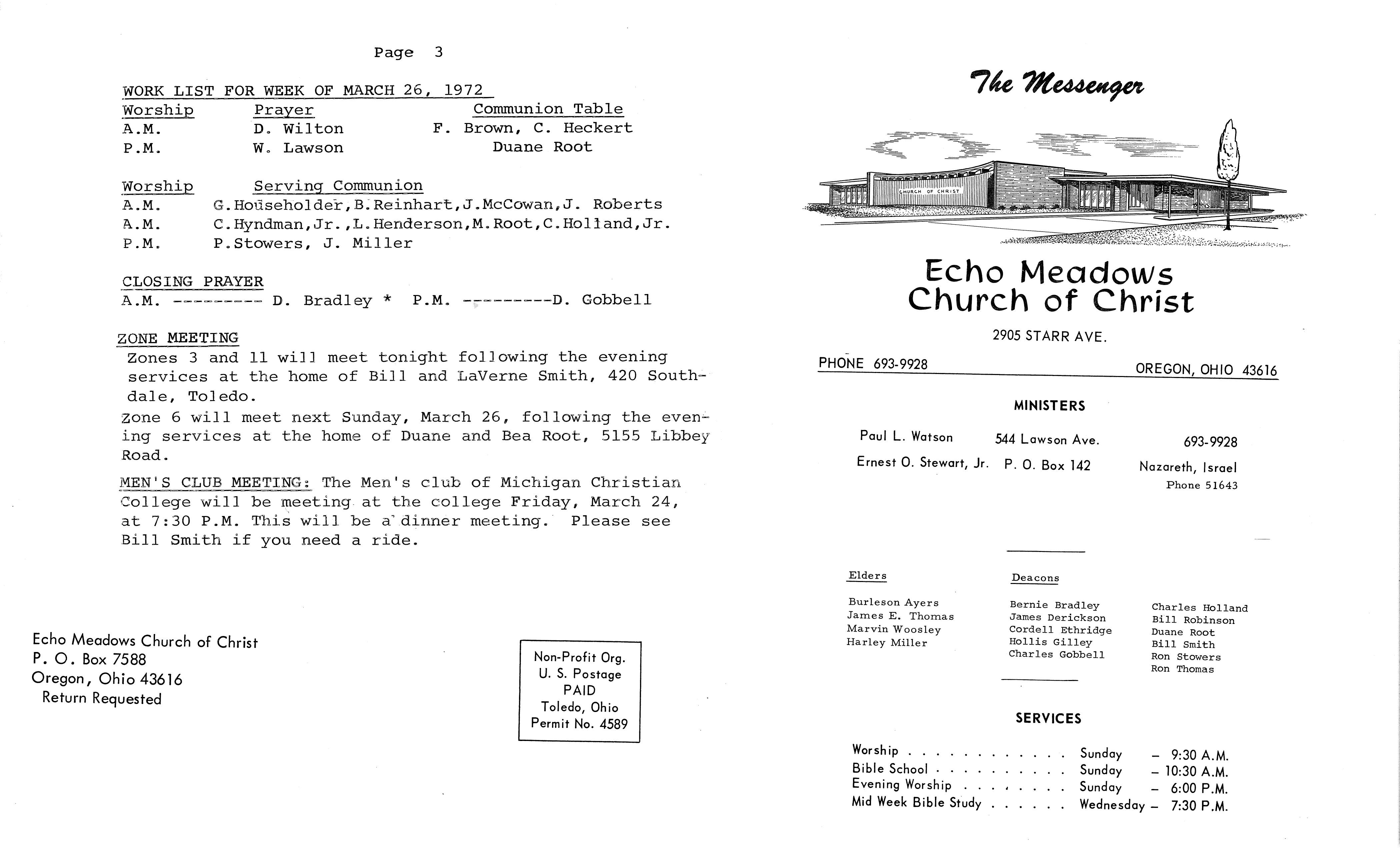 Scanned bulletin, page 1 of 1972-03-19.pdf