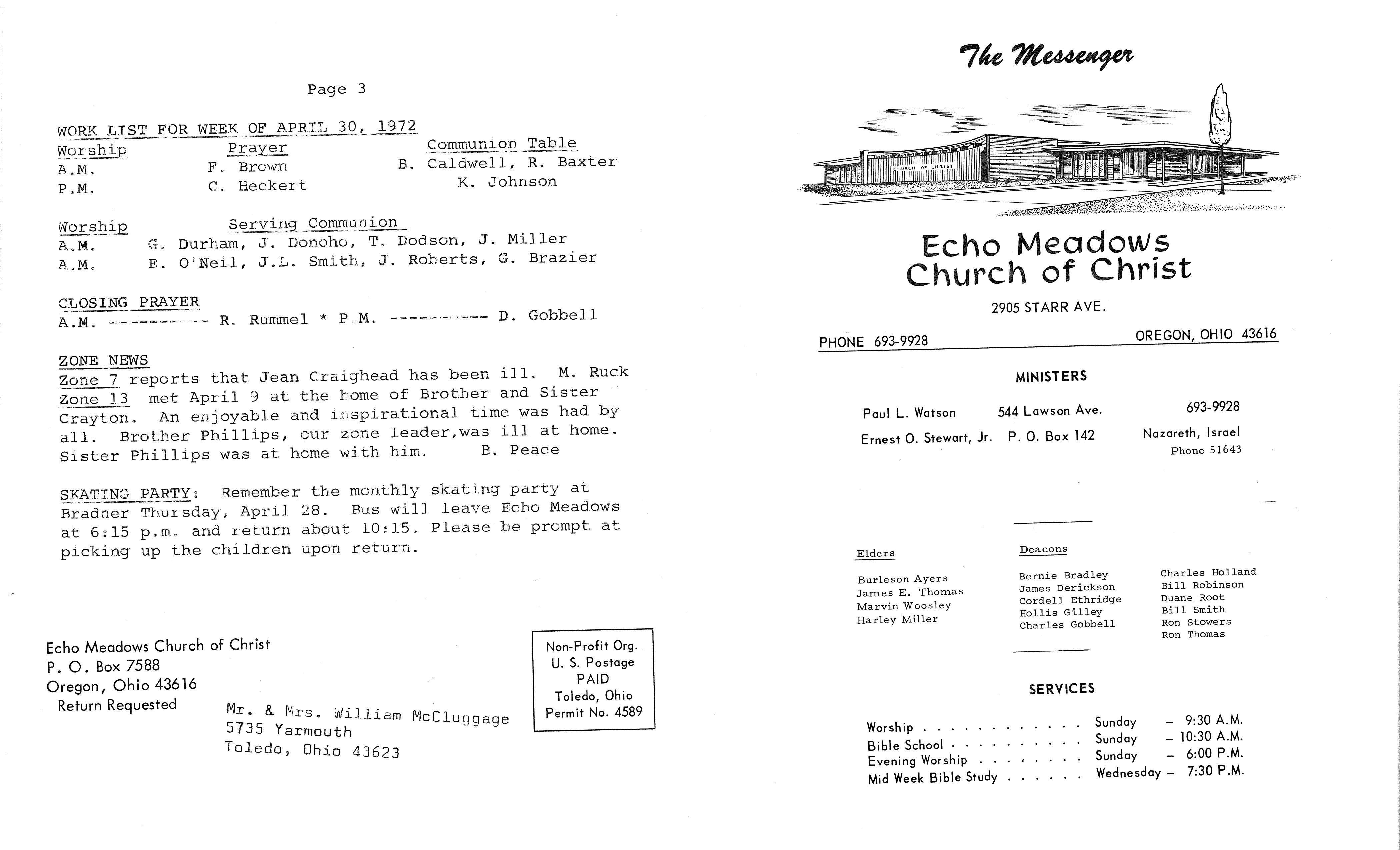Scanned bulletin, page 1 of 1972-04-23.pdf