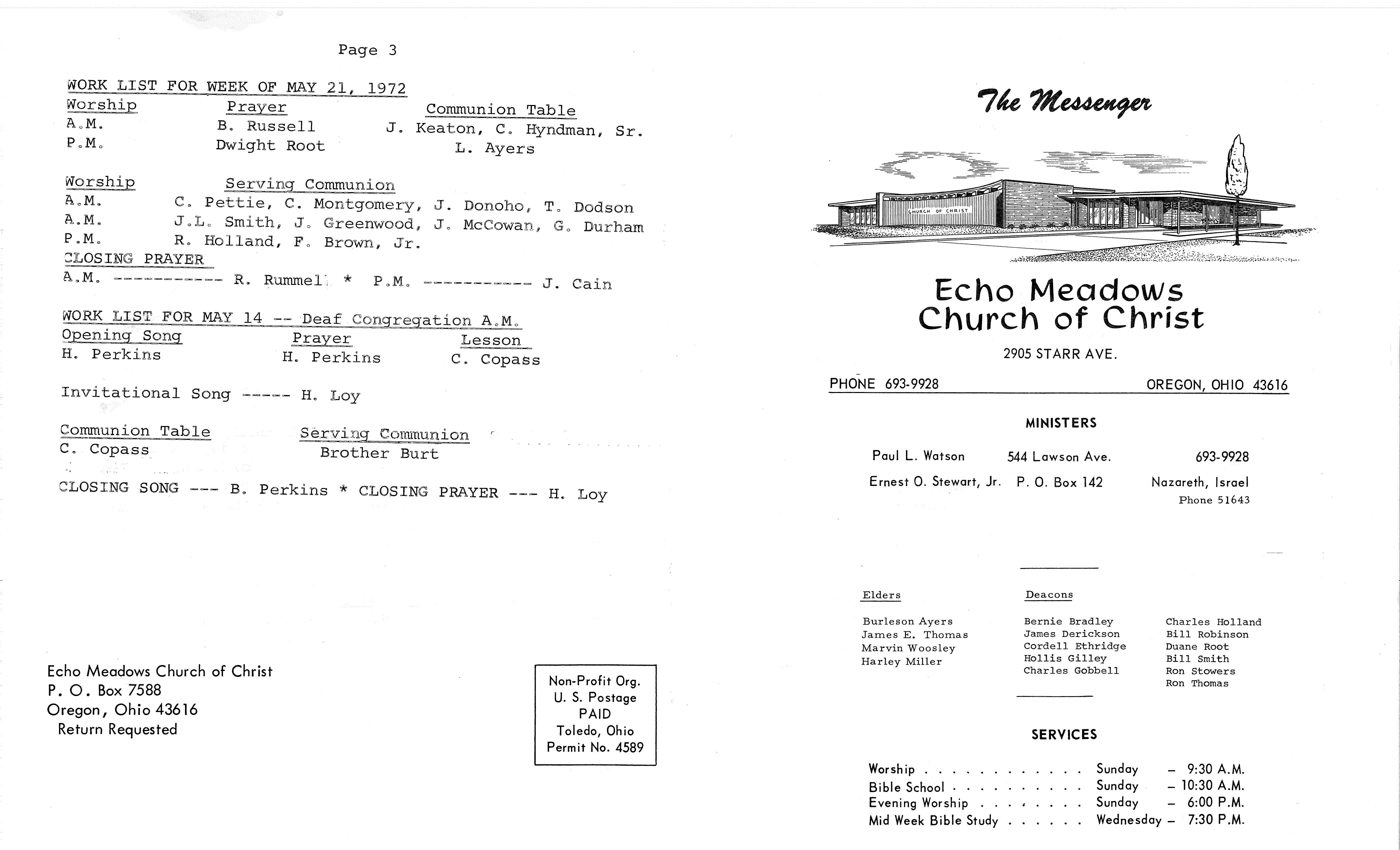 Scanned bulletin, page 1 of 1972-05-14.pdf