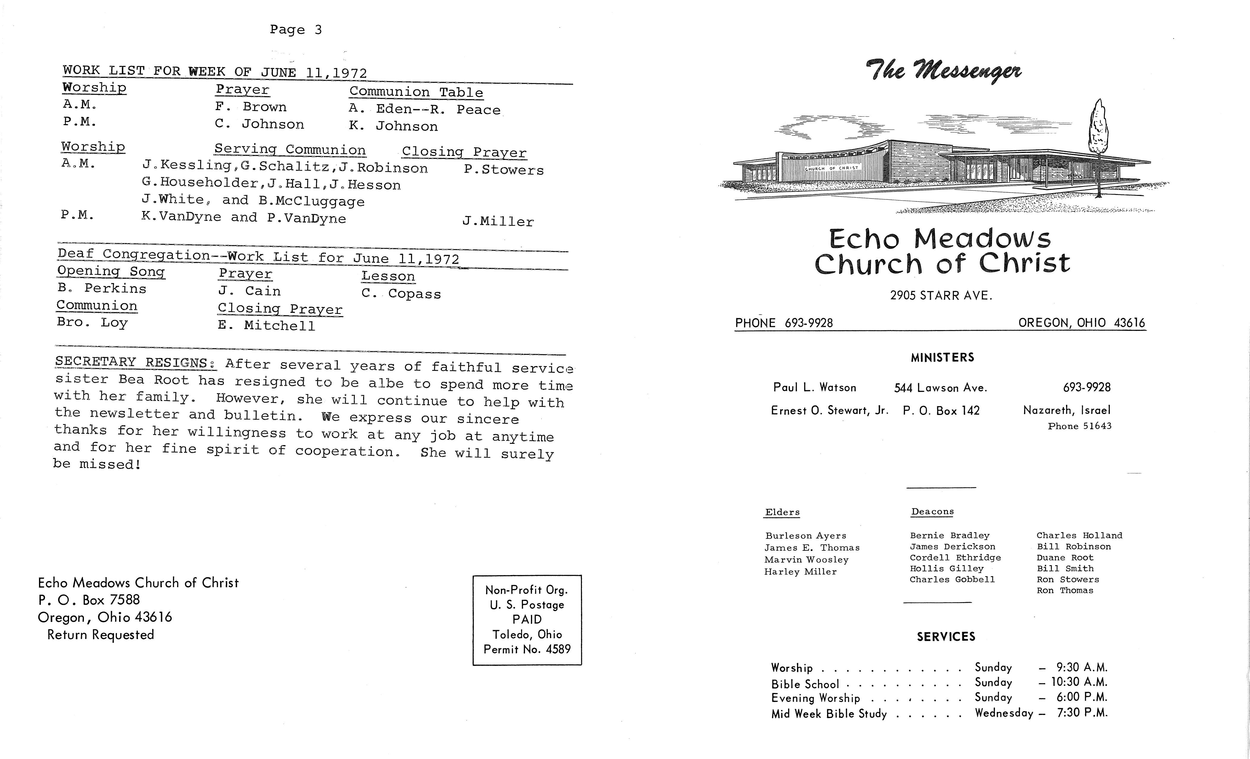 Scanned bulletin, page 1 of 1972-06-11.pdf
