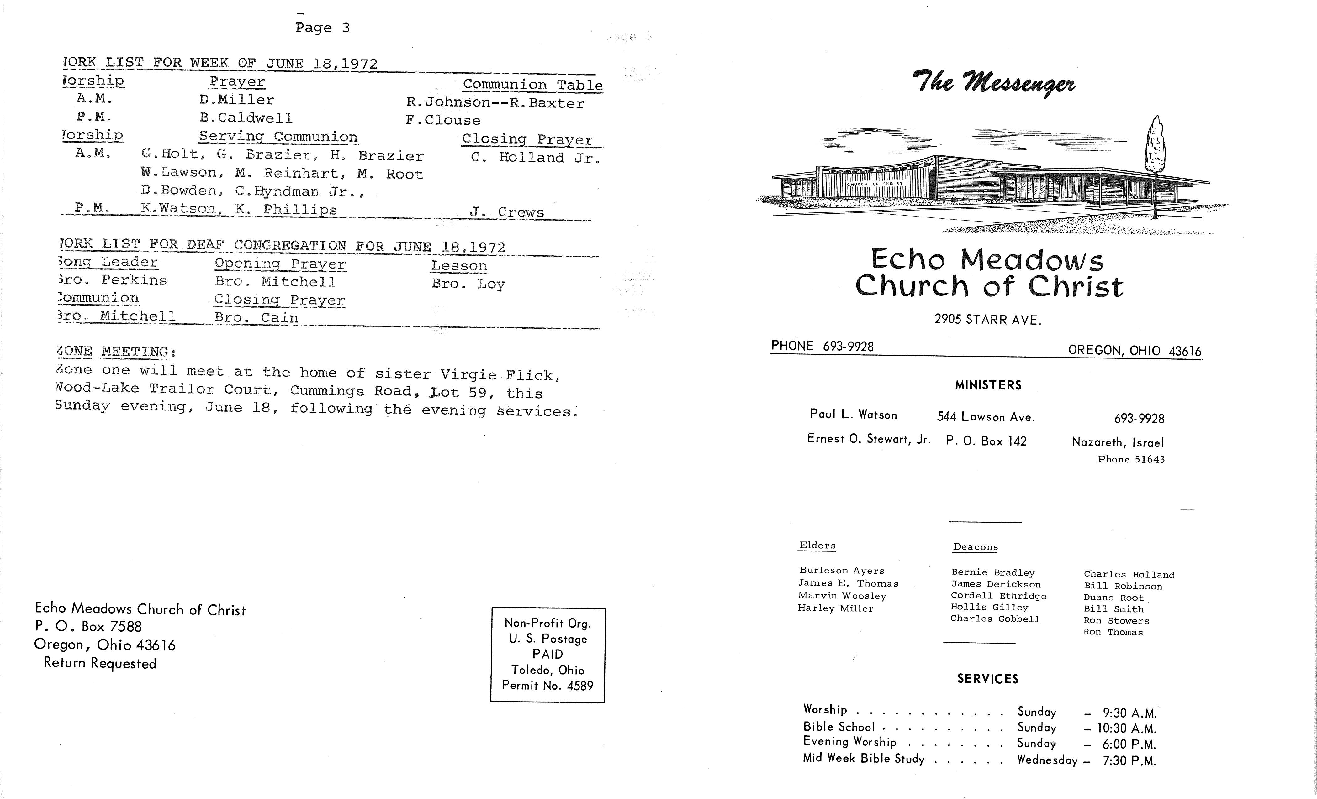Scanned bulletin, page 1 of 1972-06-18.pdf
