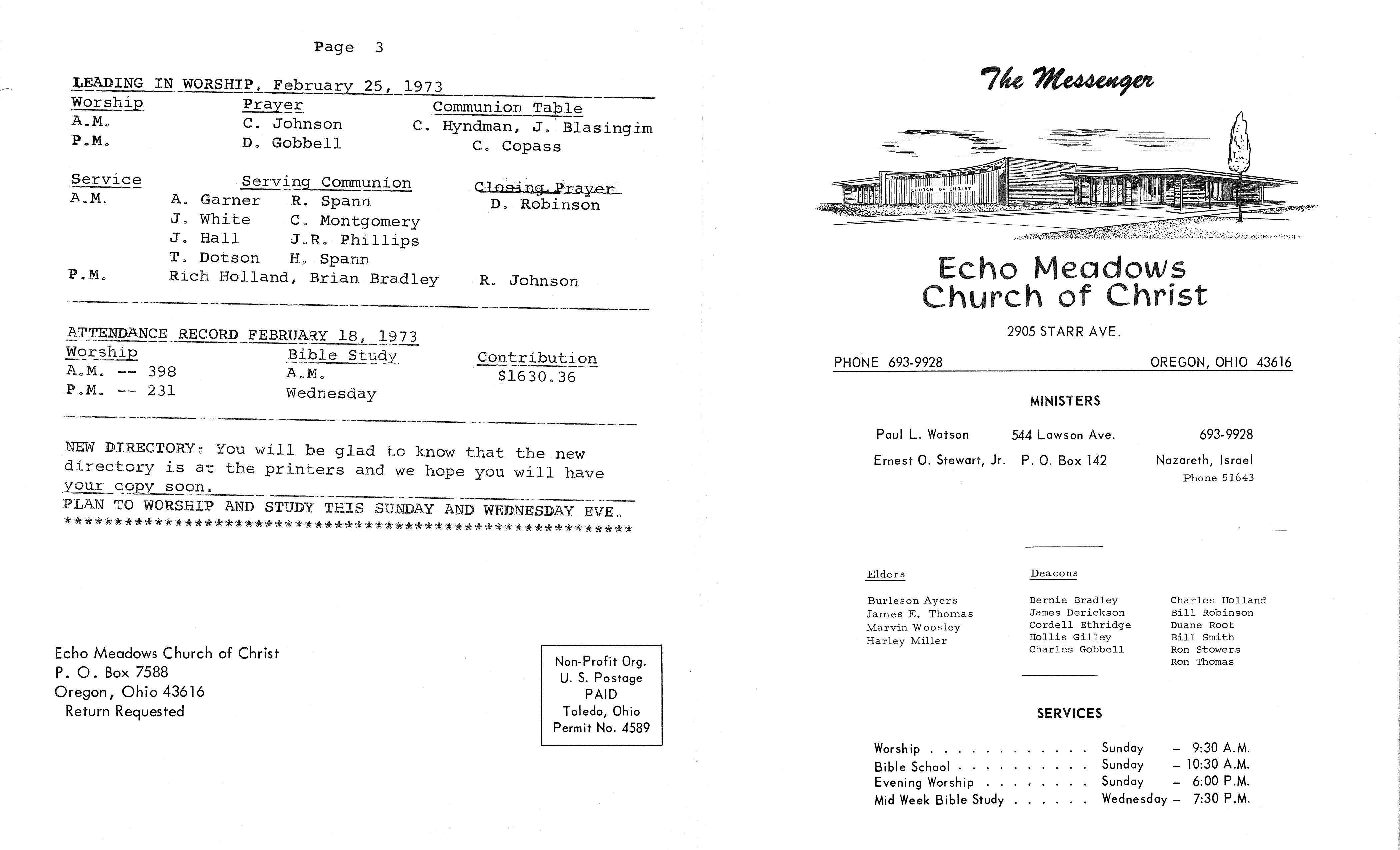Scanned bulletin, page 1 of 1973-02-25.pdf