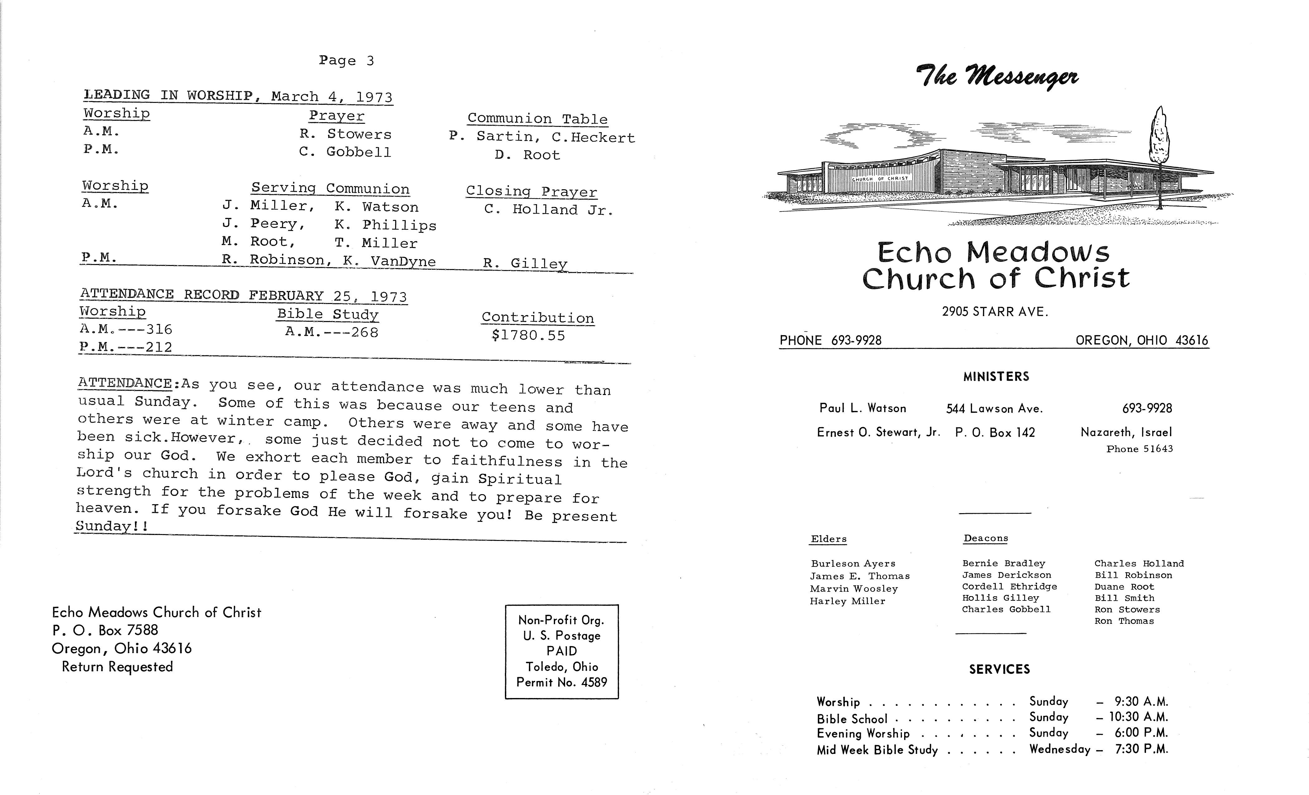 Scanned bulletin, page 1 of 1973-03-04.pdf