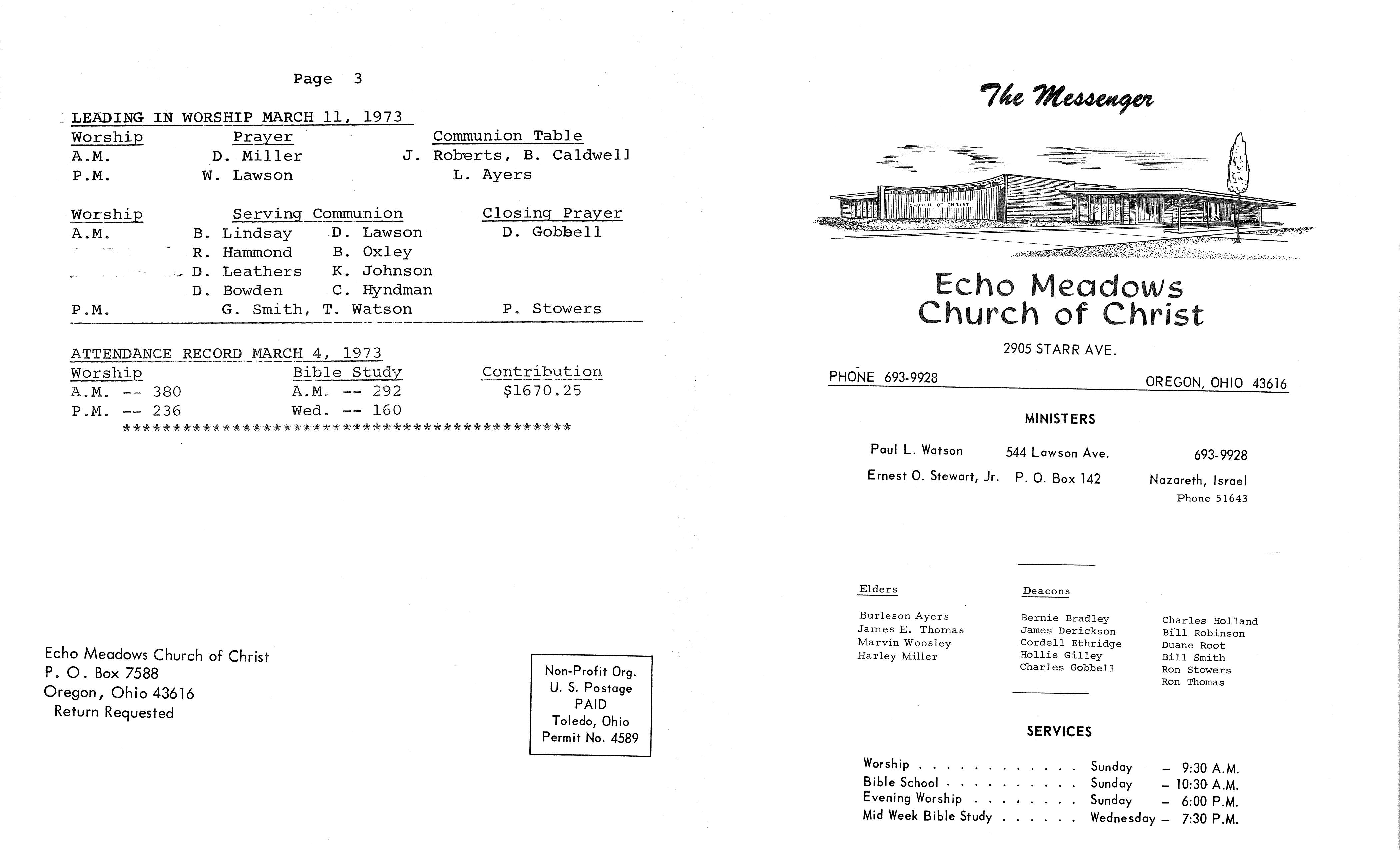 Scanned bulletin, page 1 of 1973-03-11.pdf