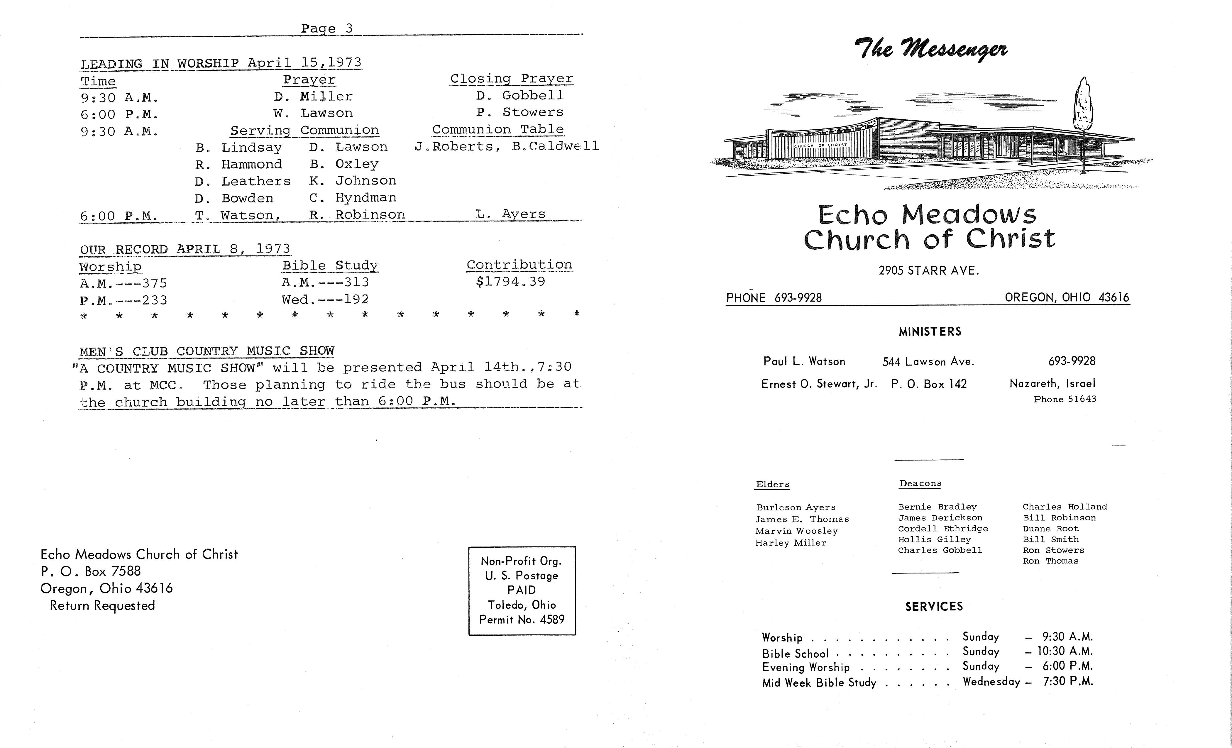 Scanned bulletin, page 1 of 1973-04-15.pdf