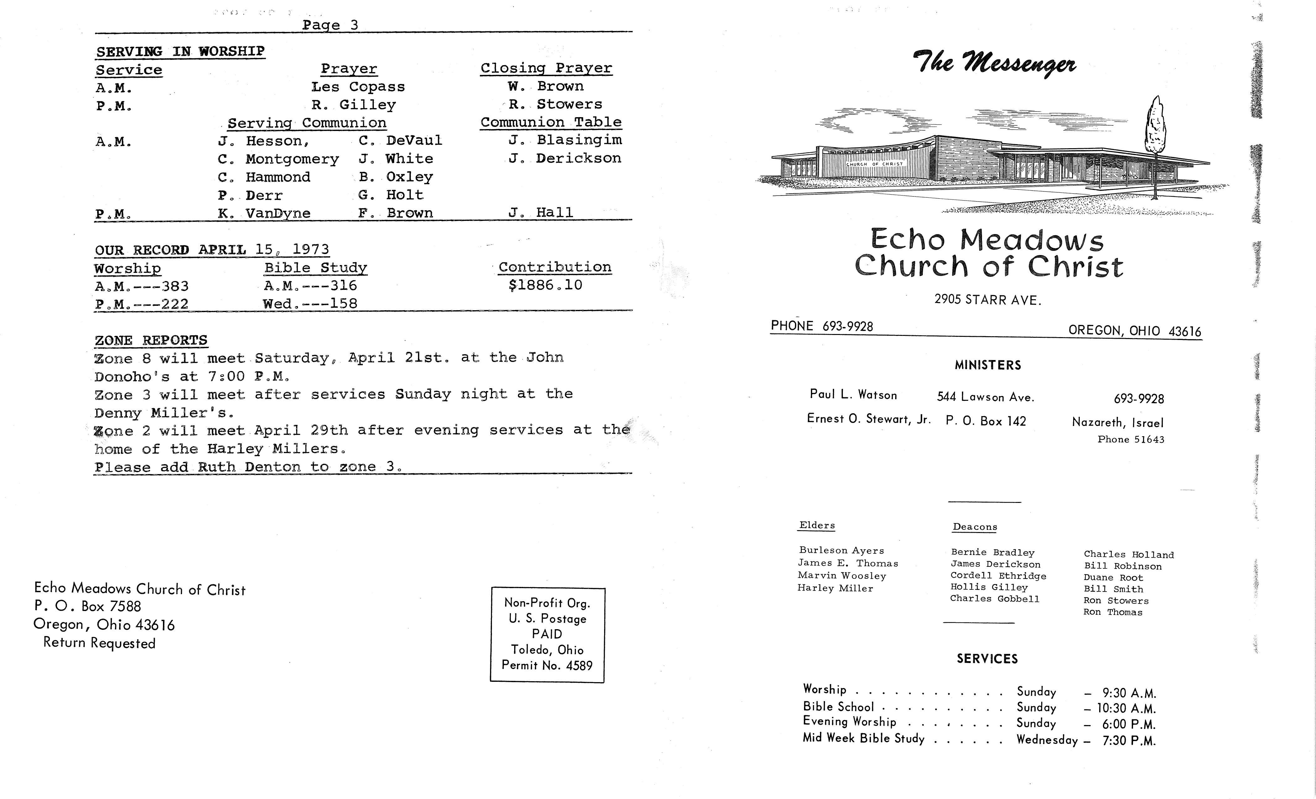 Scanned bulletin, page 1 of 1973-04-22.pdf