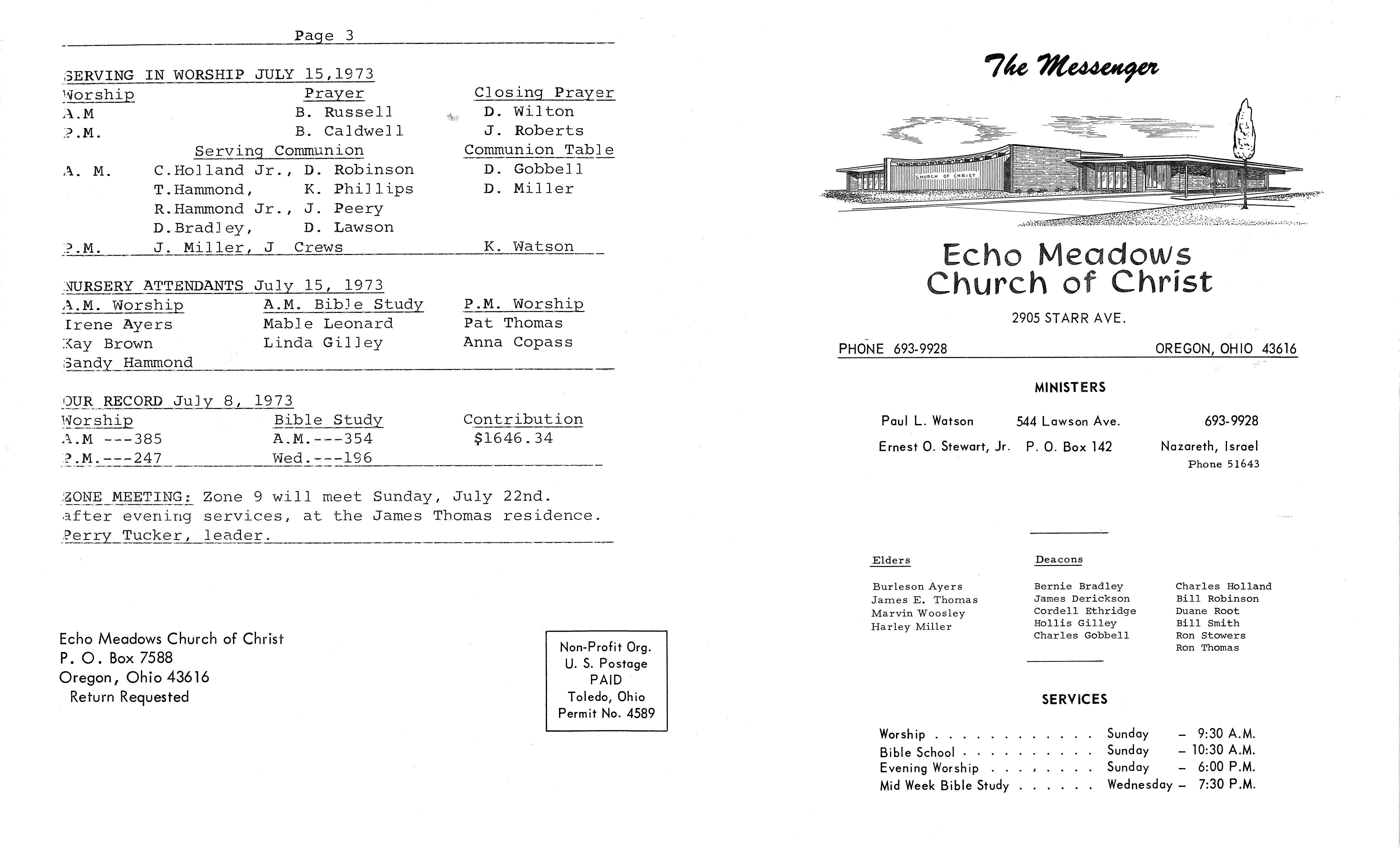Scanned bulletin, page 1 of 1973-07-15.pdf