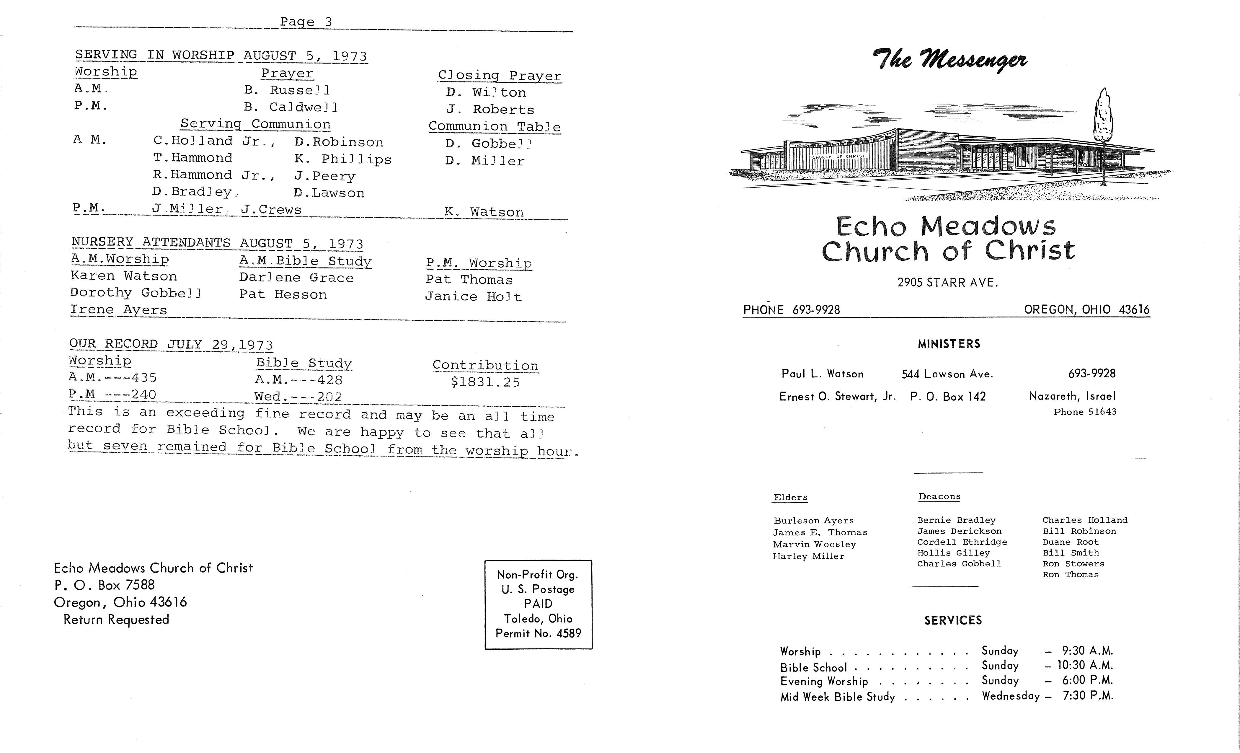 Scanned bulletin, page 1 of 1973-08-05.pdf