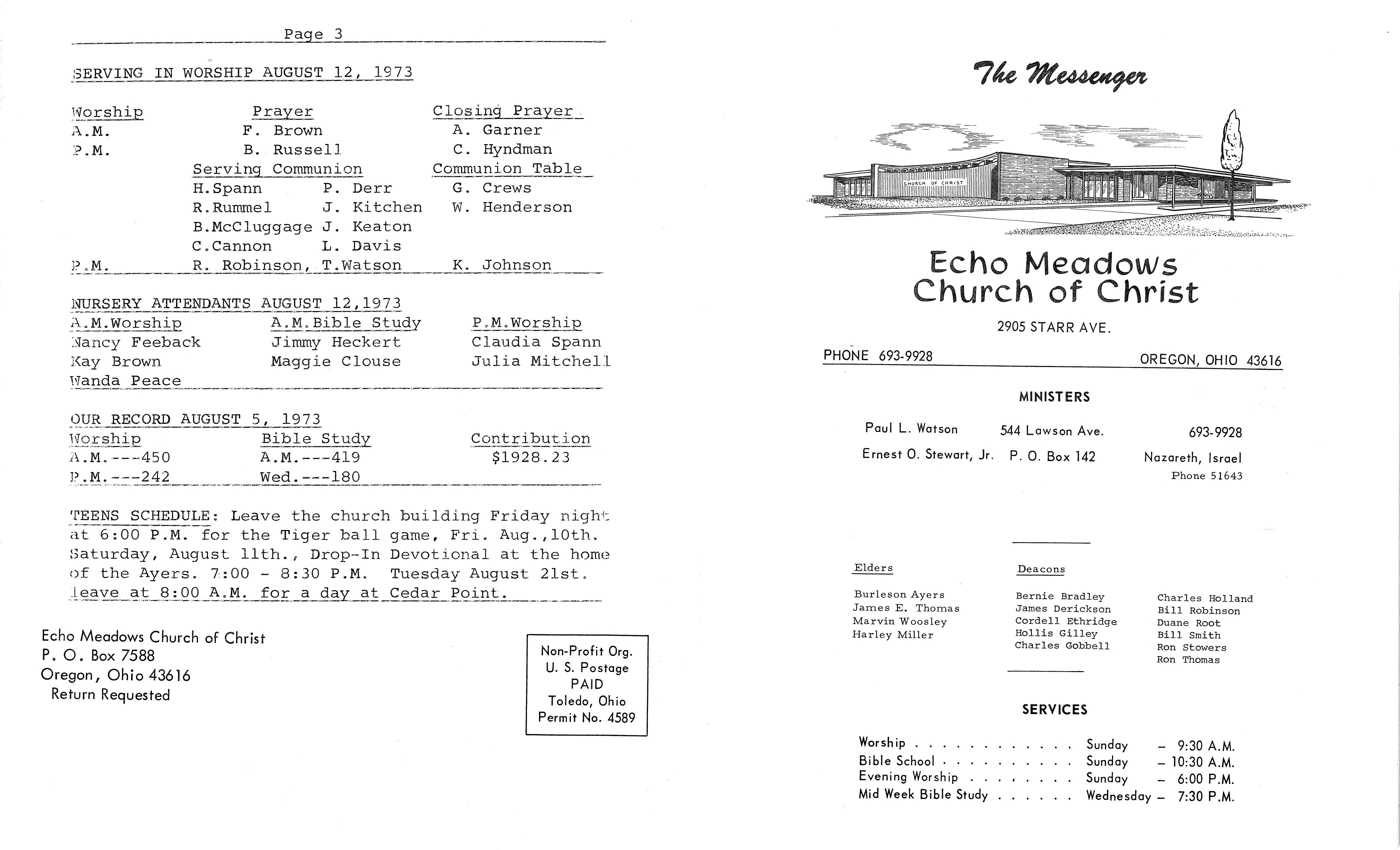 Scanned bulletin, page 1 of 1973-08-12.pdf