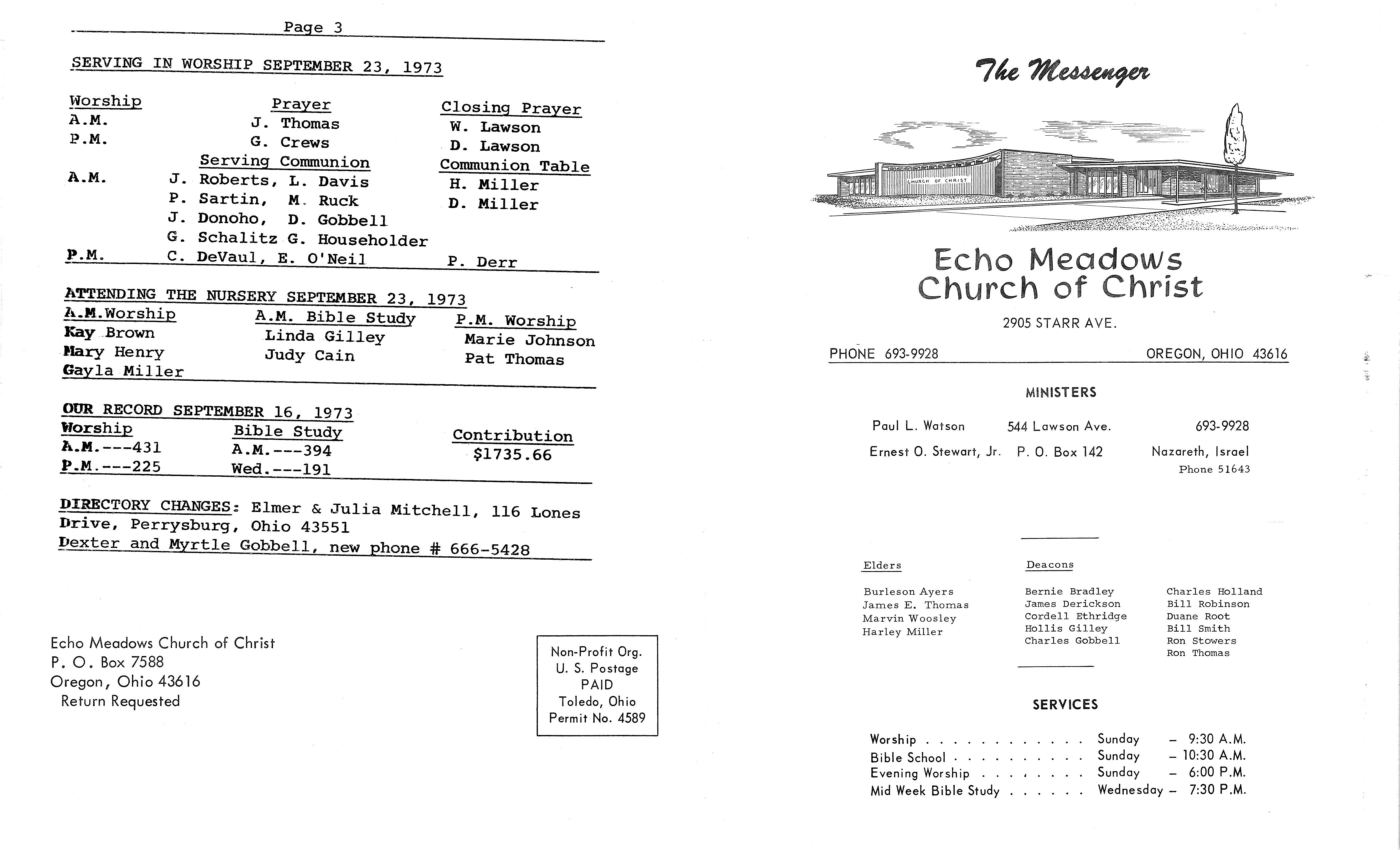 Scanned bulletin, page 1 of 1973-09-23.pdf