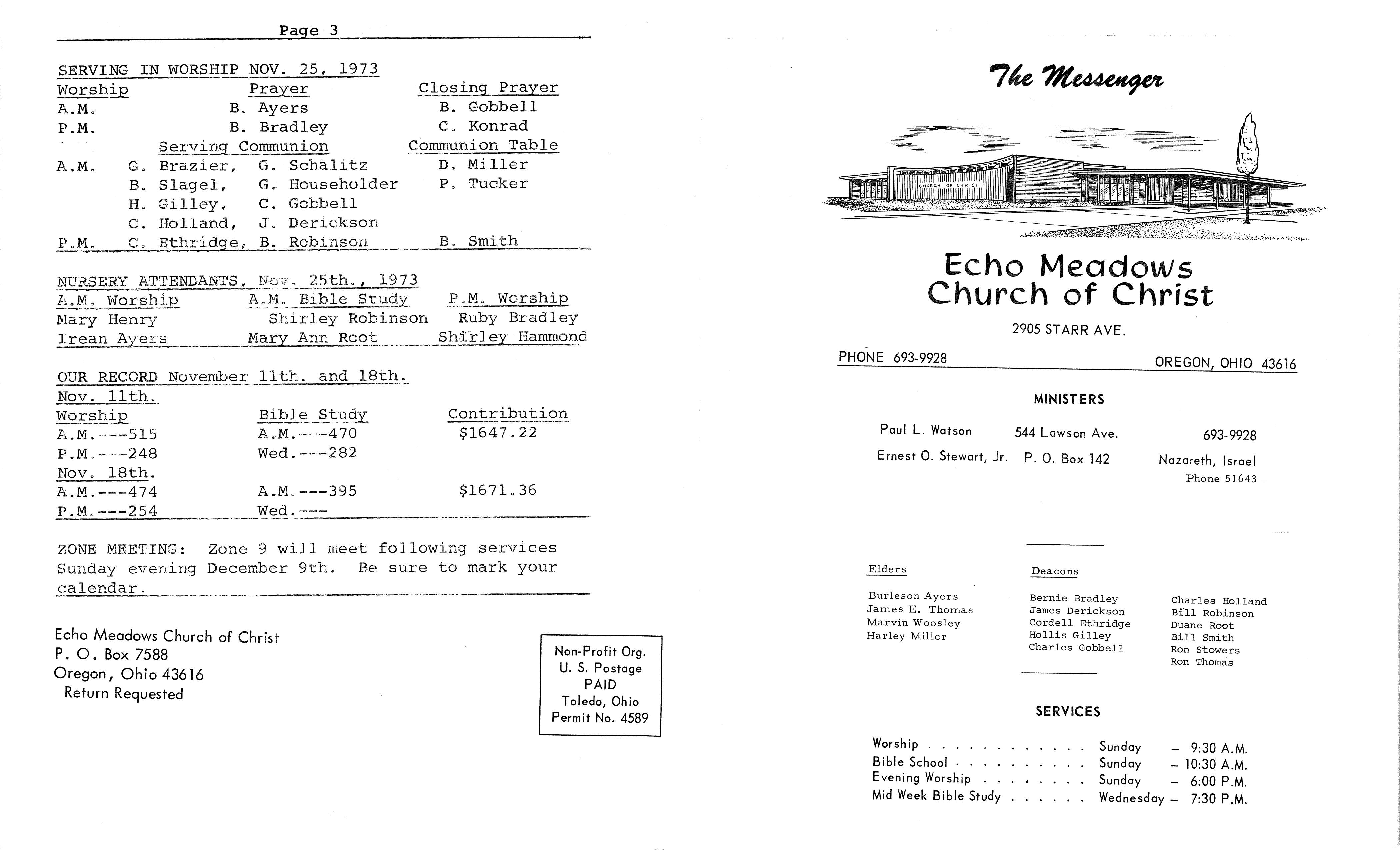 Scanned bulletin, page 1 of 1973-11-25.pdf