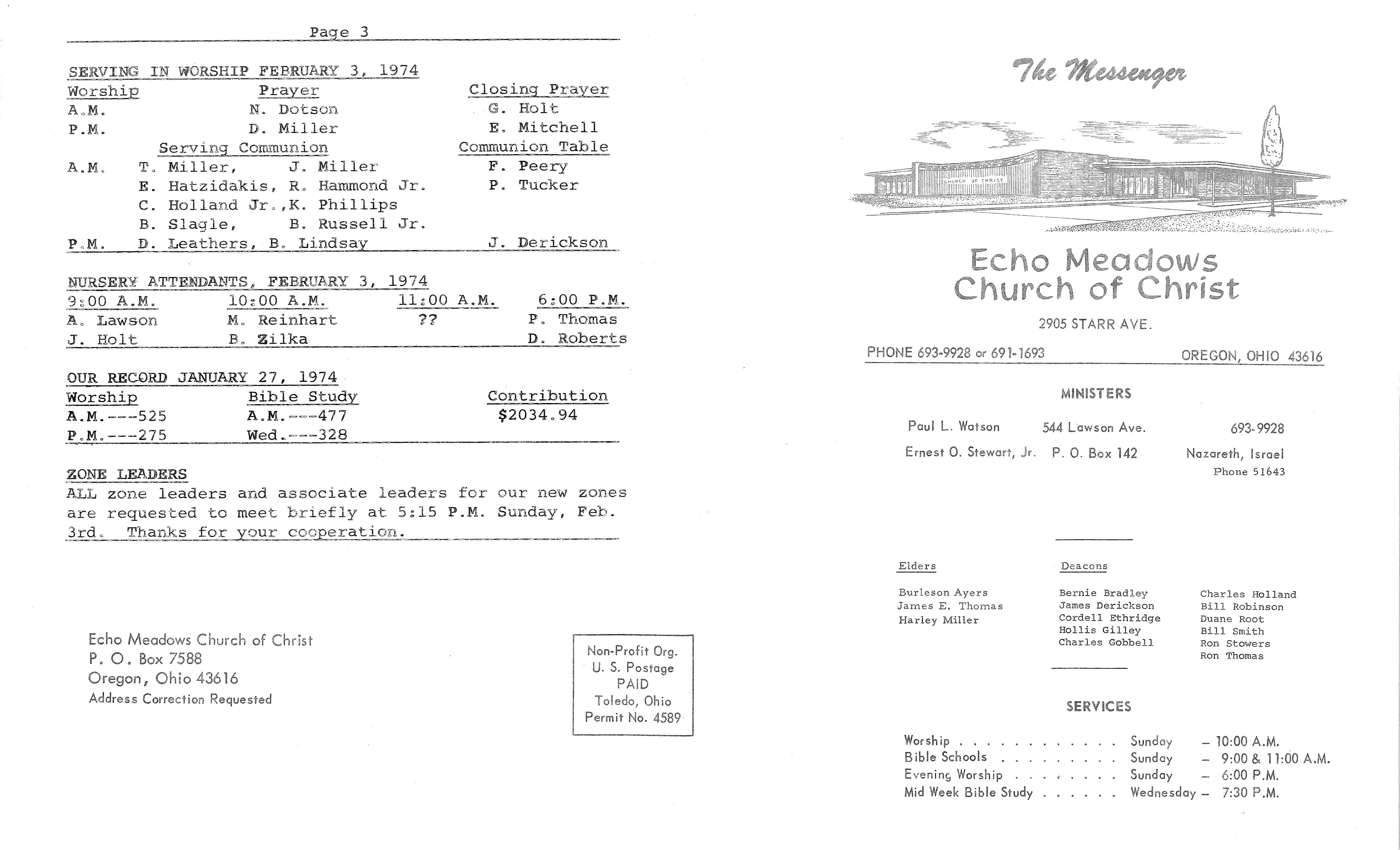 Scanned bulletin, page 1 of 1974-02-03.pdf