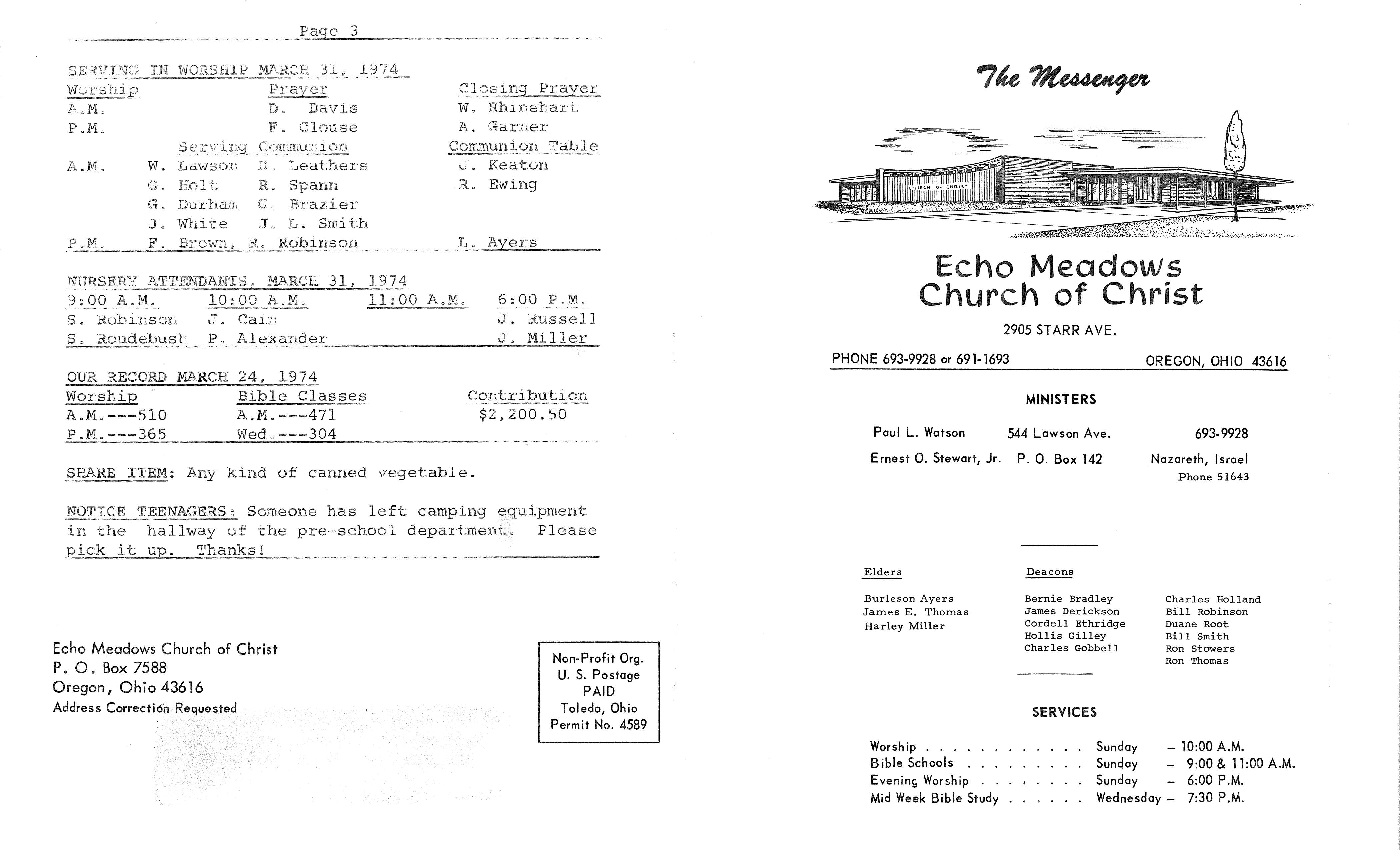 Scanned bulletin, page 1 of 1974-03-31.pdf