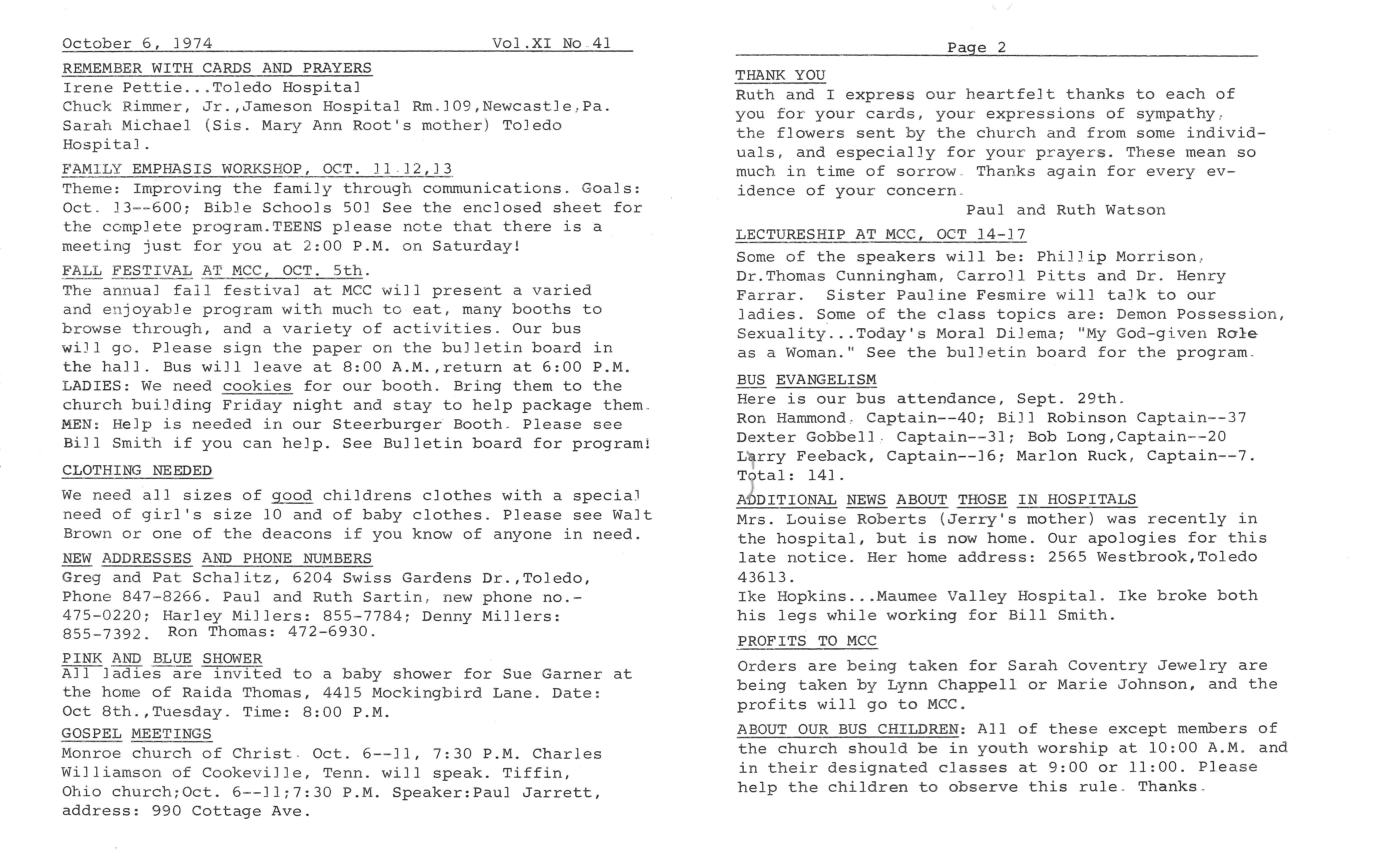 Scanned bulletin, page 2 of 1974-10-06.pdf