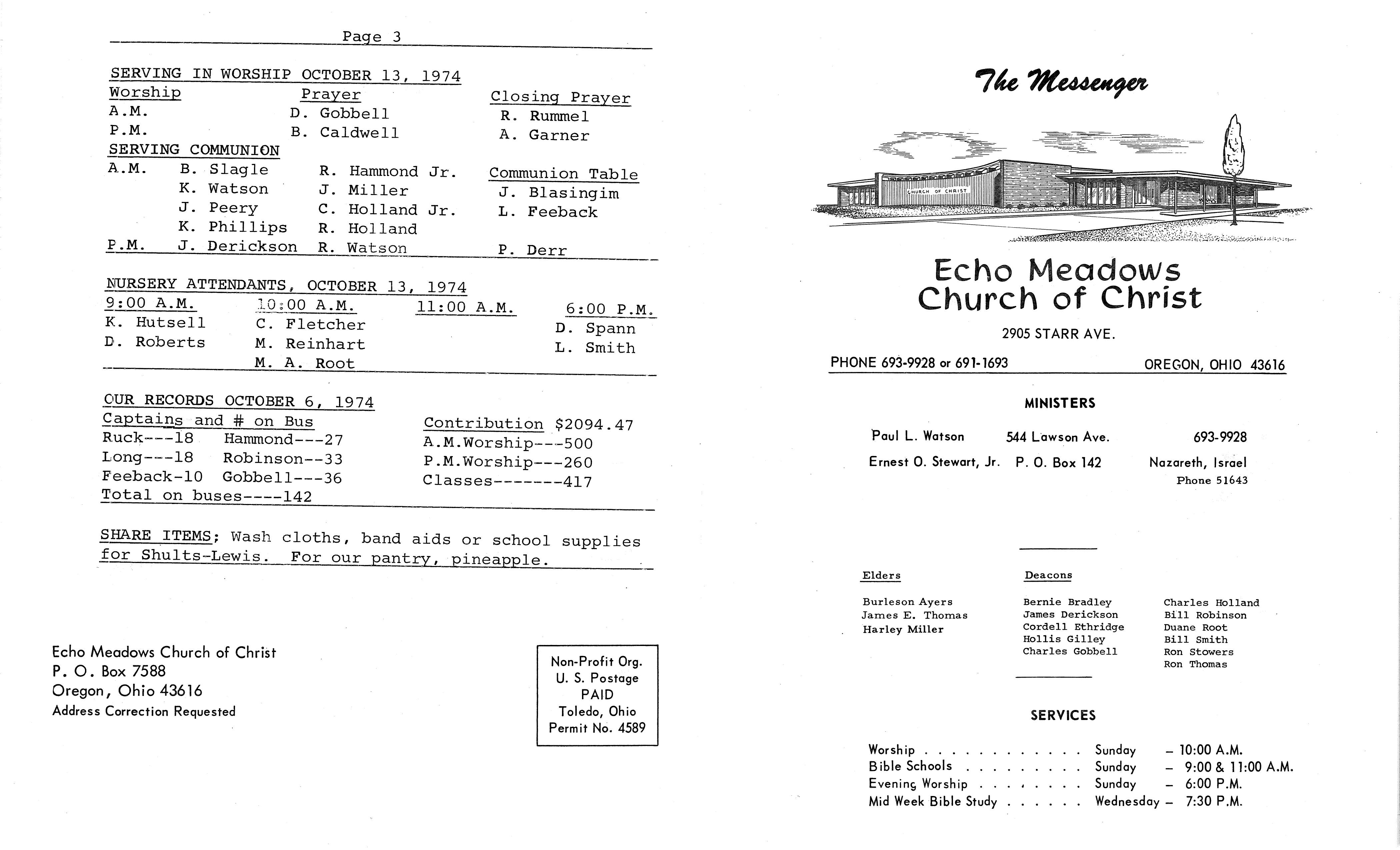 Scanned bulletin, page 1 of 1974-10-13.pdf