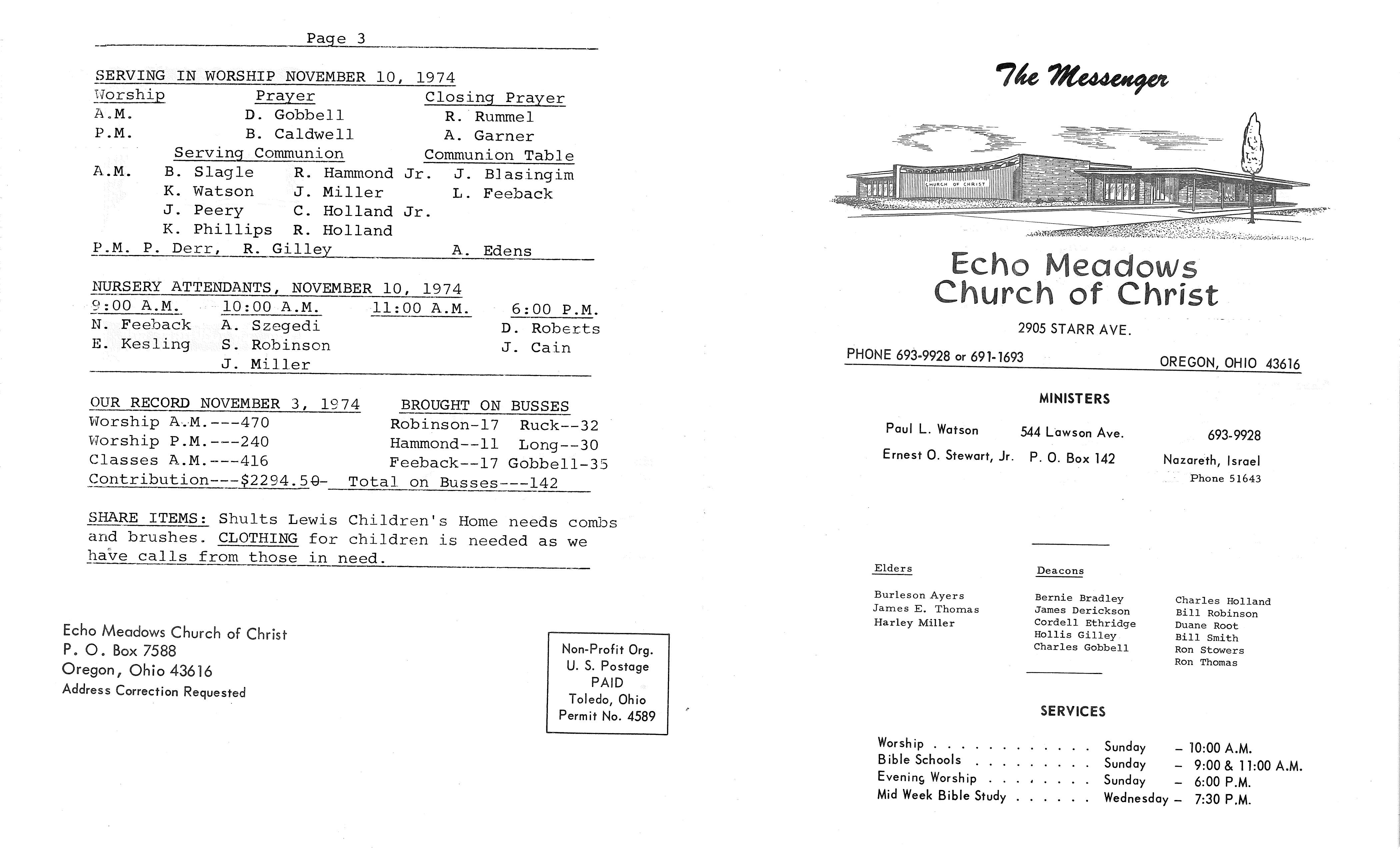 Scanned bulletin, page 1 of 1974-11-10.pdf