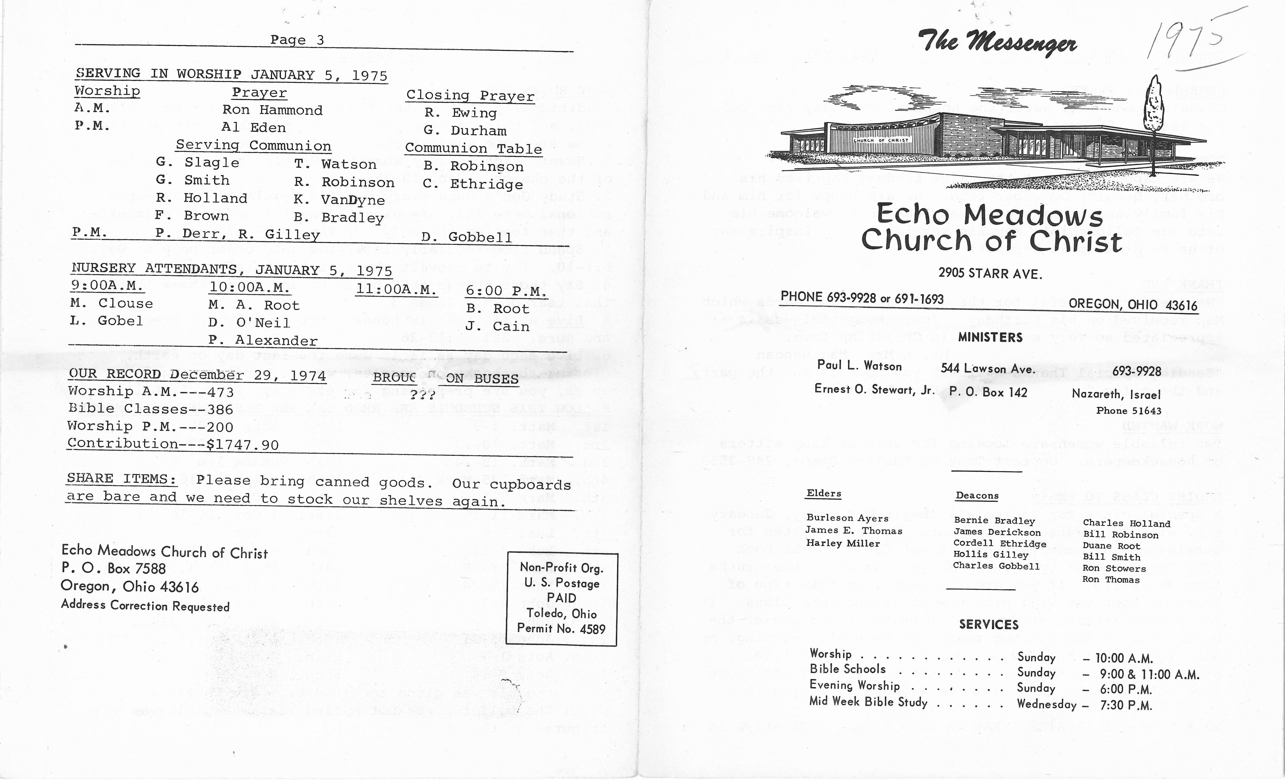 Scanned bulletin, page 1 of 1975-01-05.pdf