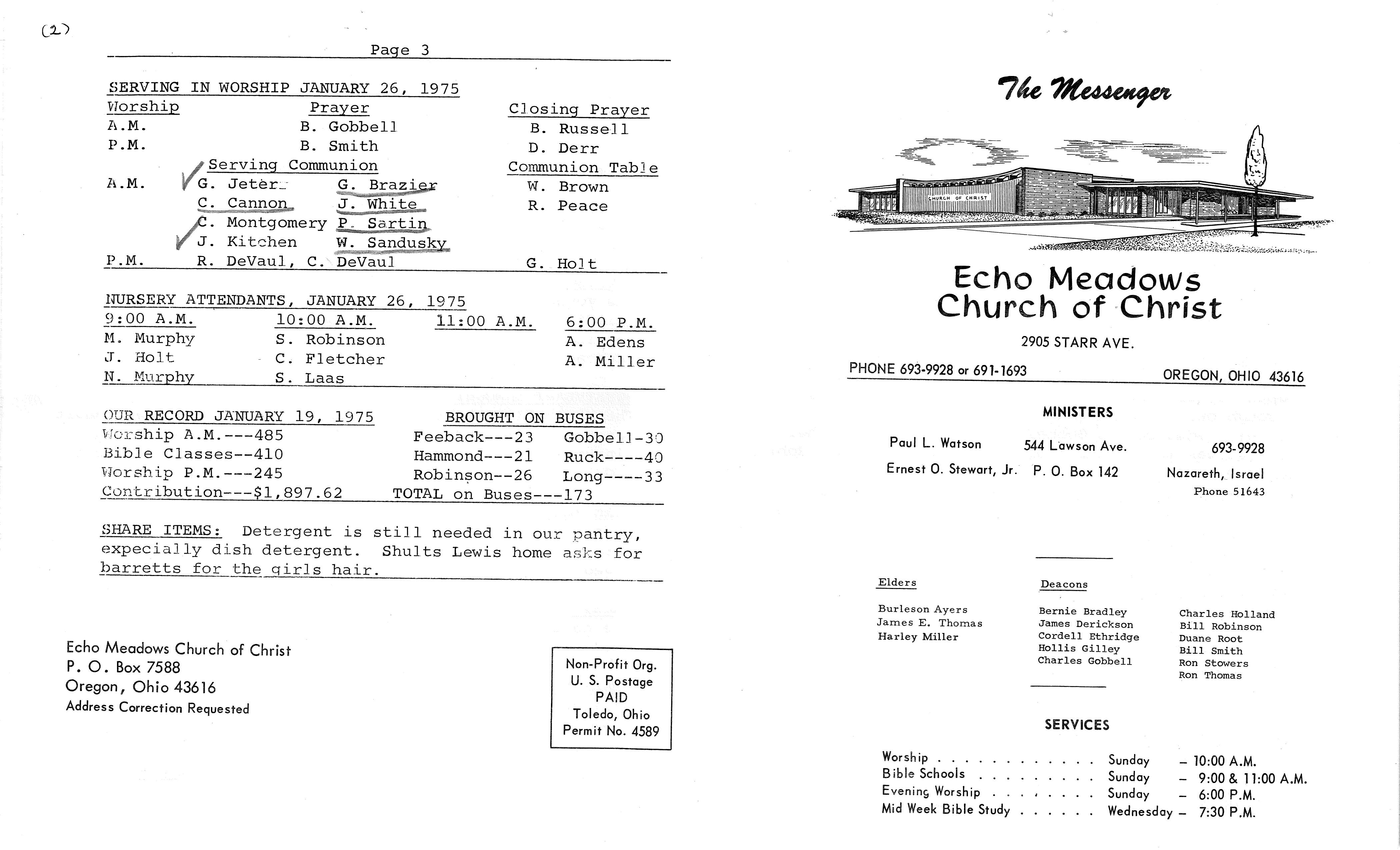 Scanned bulletin, page 1 of 1975-01-26.pdf