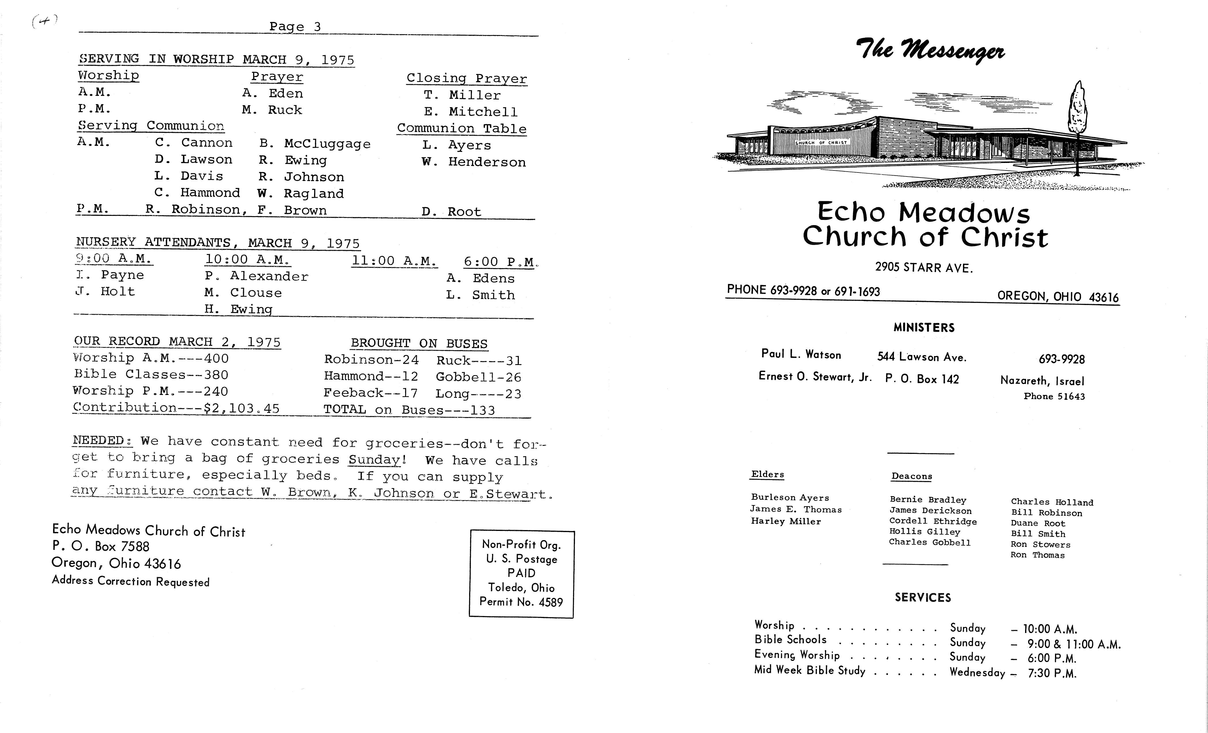 Scanned bulletin, page 1 of 1975-03-09.pdf