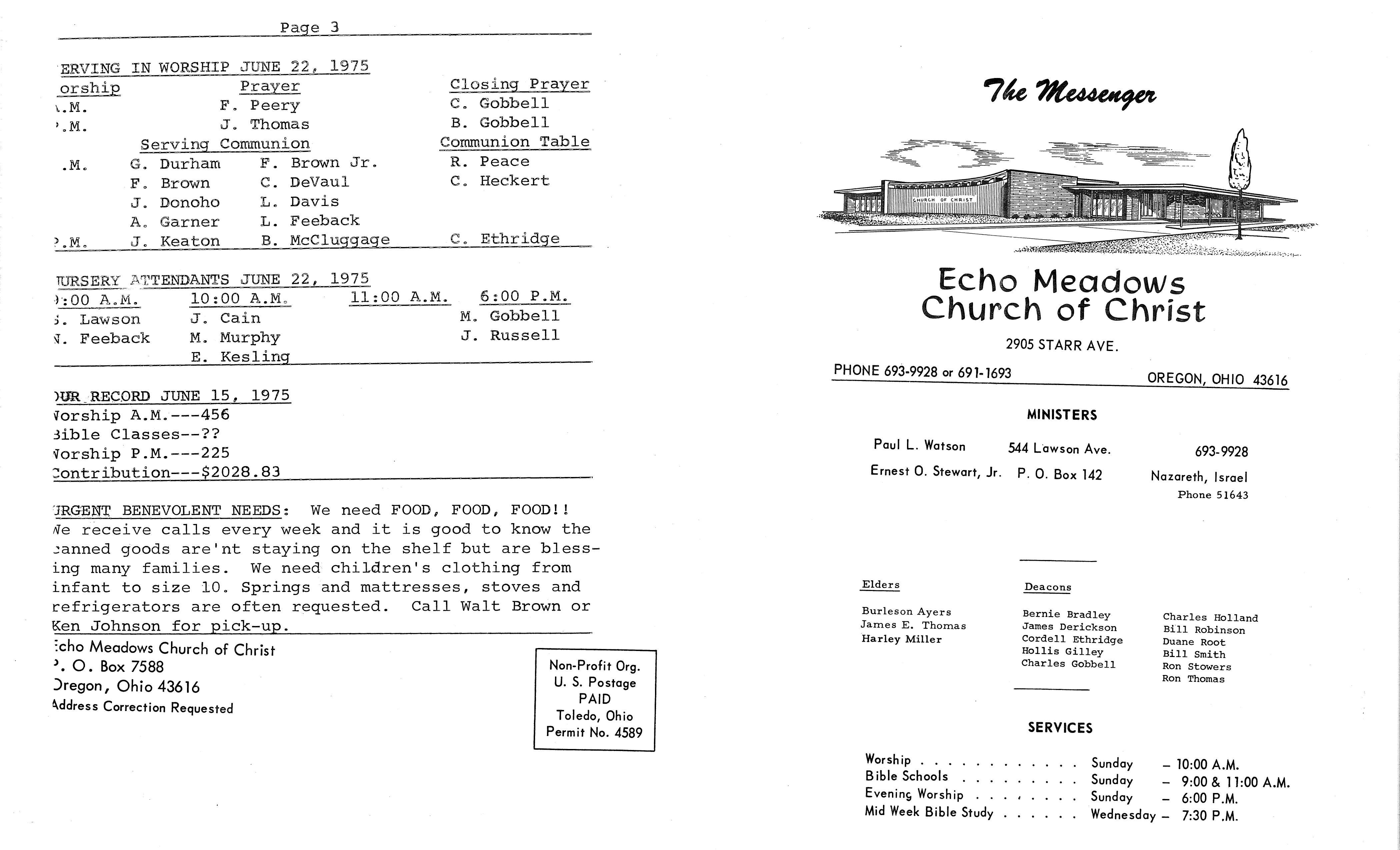 Scanned bulletin, page 1 of 1975-06-22.pdf