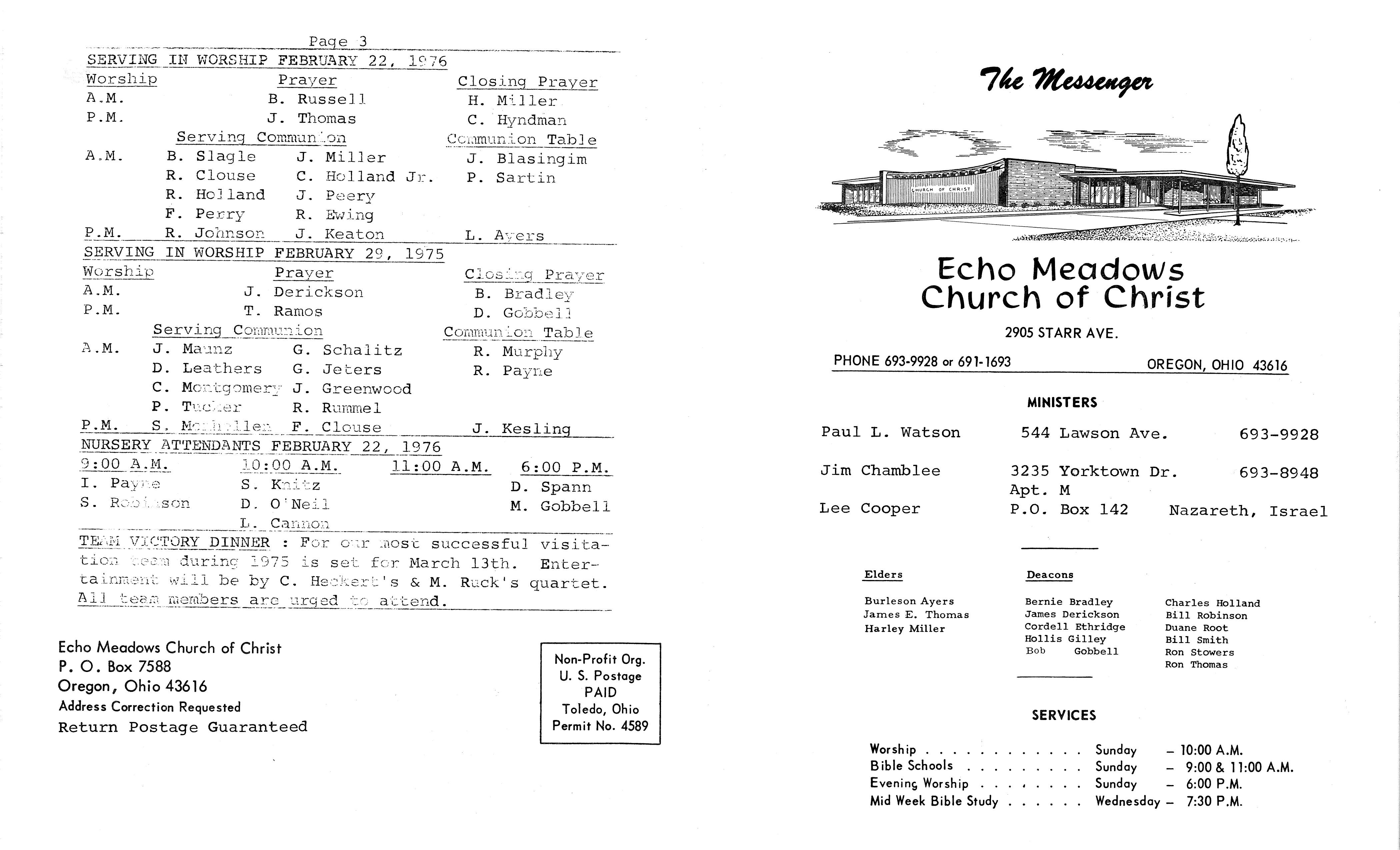 Scanned bulletin, page 1 of 1976-02-22.pdf