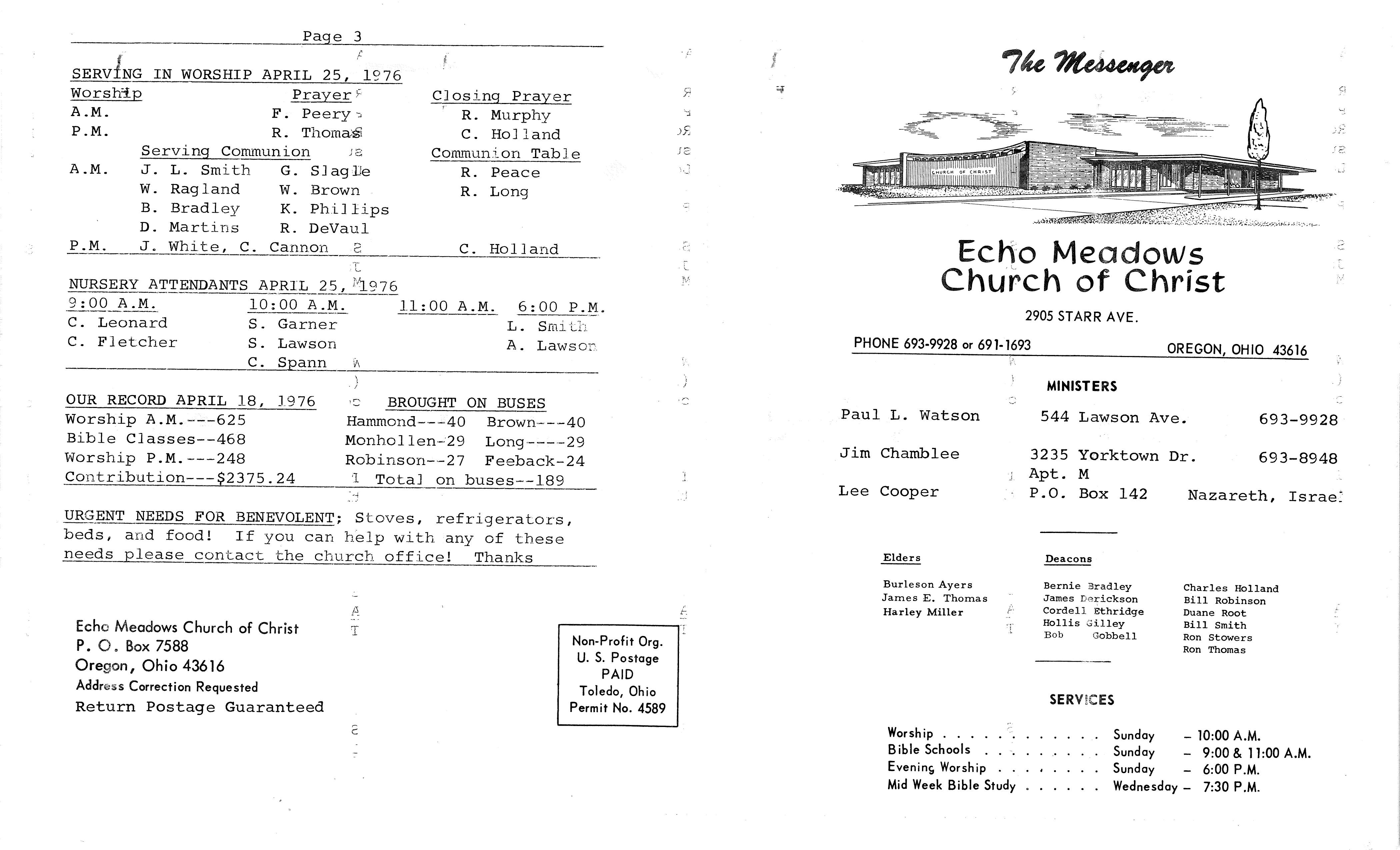 Scanned bulletin, page 1 of 1976-04-25.pdf