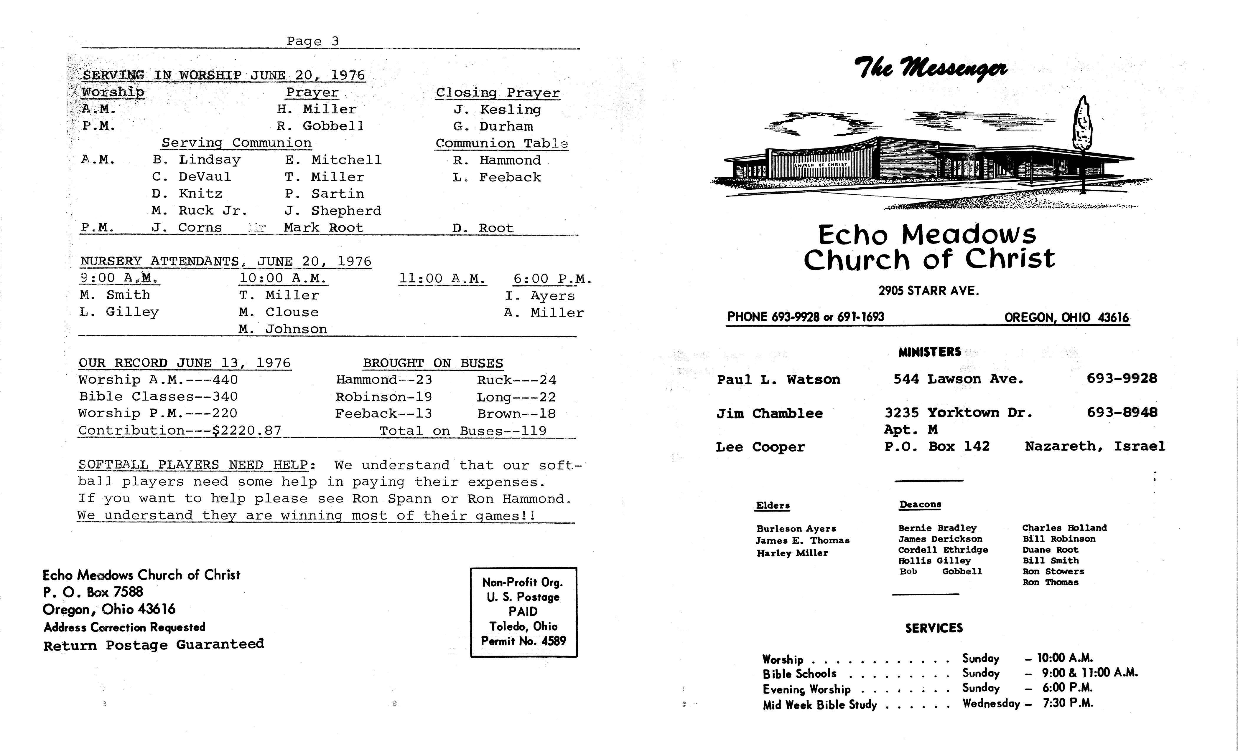 Scanned bulletin, page 1 of 1976-06-20.pdf
