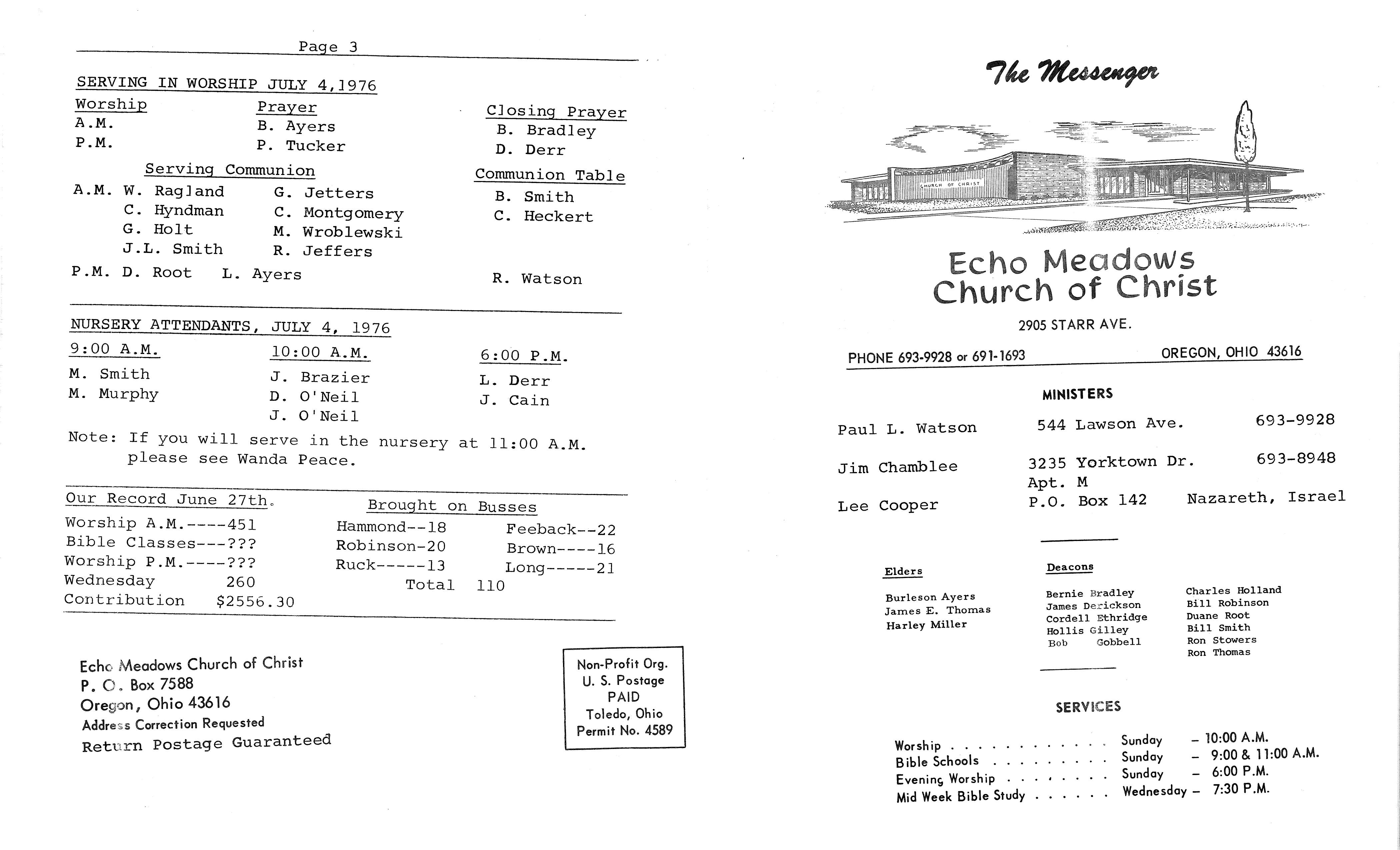 Scanned bulletin, page 1 of 1976-07-04.pdf