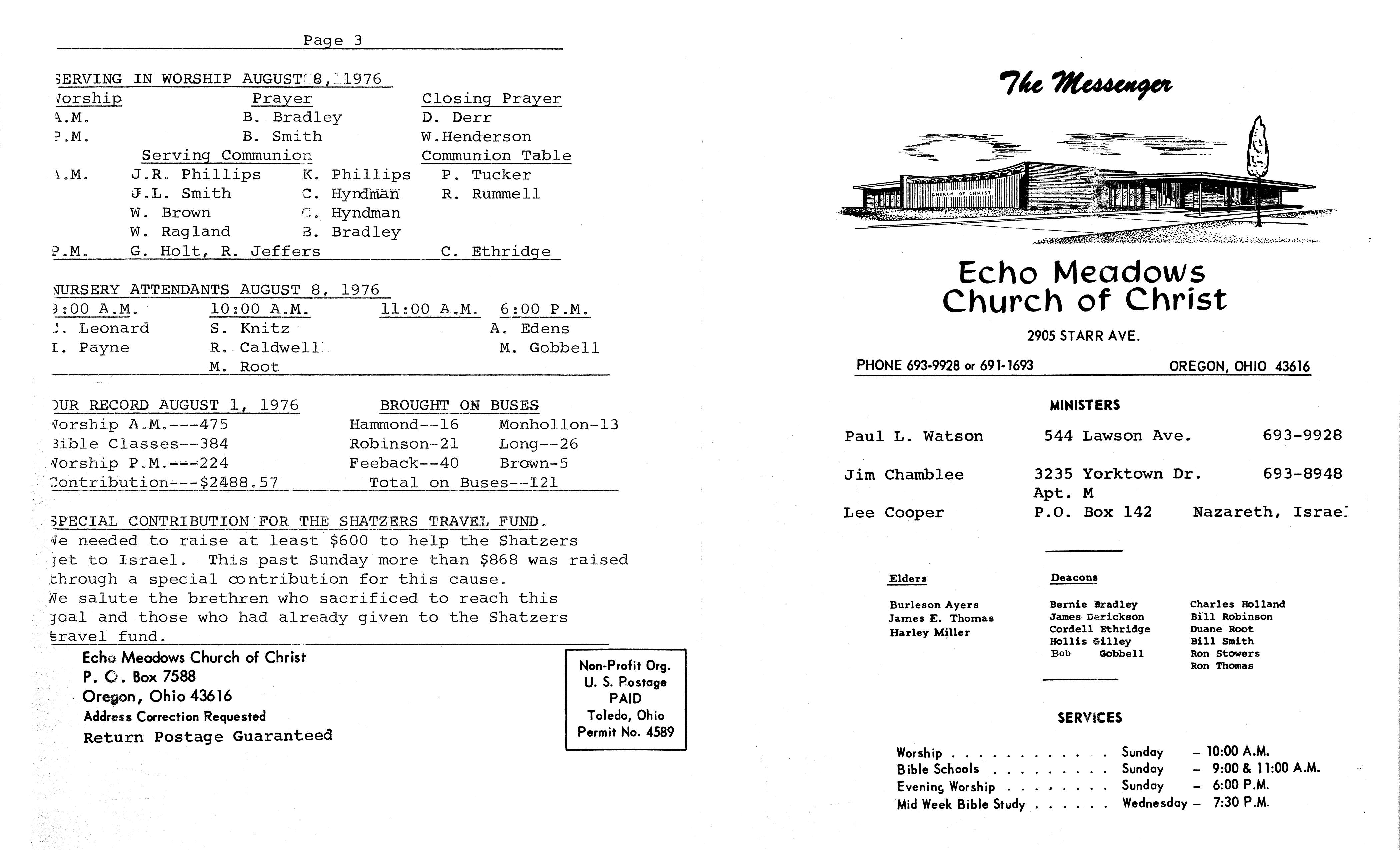 Scanned bulletin, page 1 of 1976-08-08.pdf
