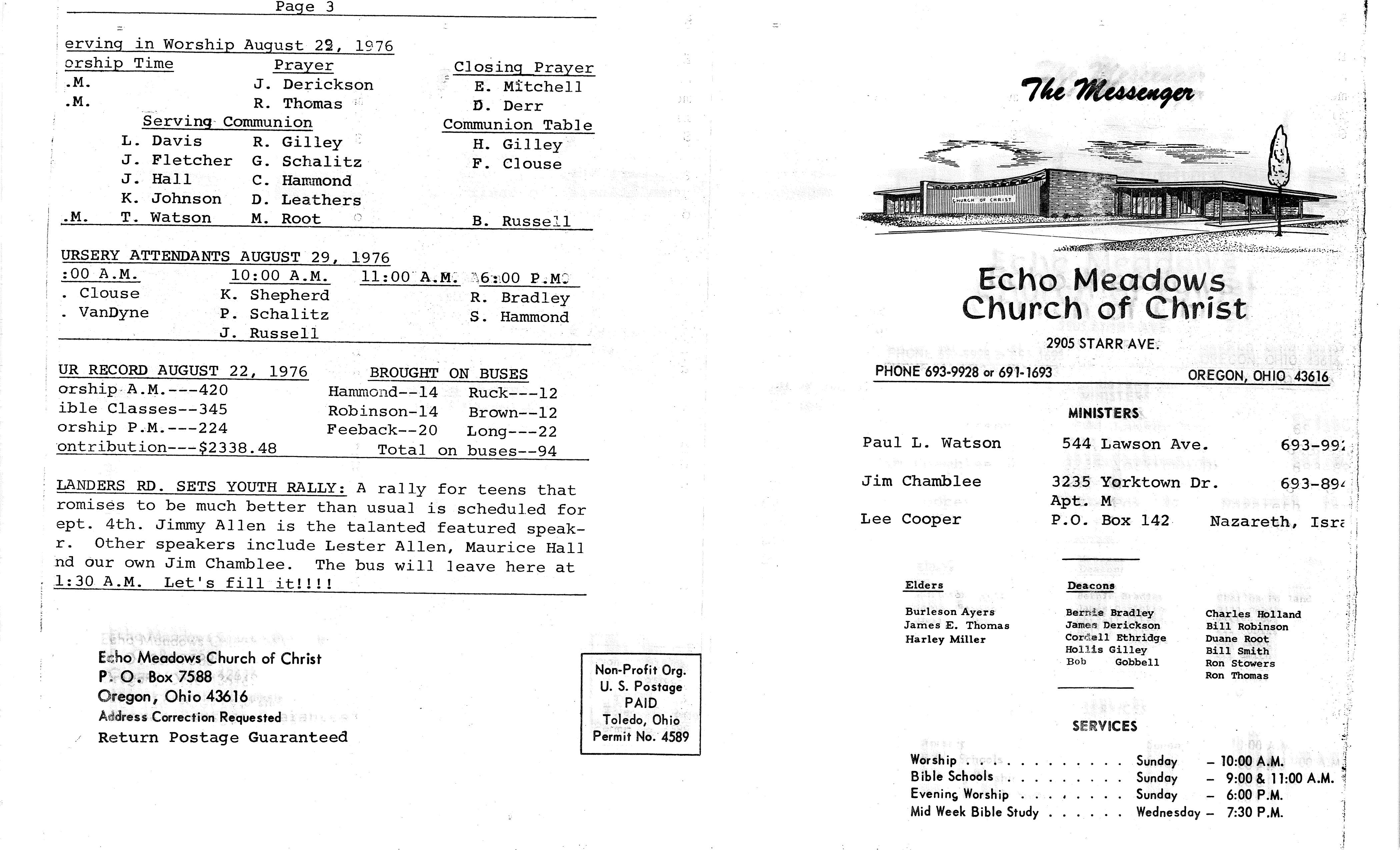 Scanned bulletin, page 1 of 1976-08-29.pdf
