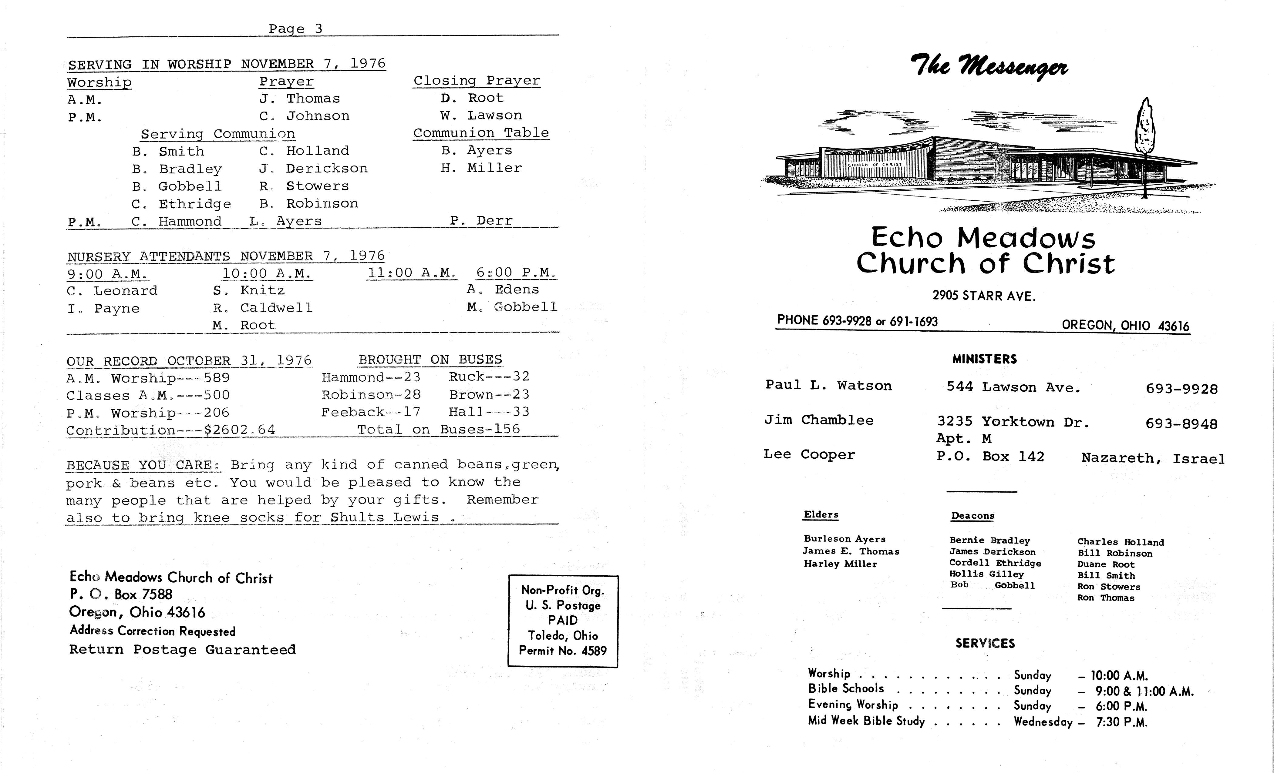 Scanned bulletin, page 1 of 1976-11-07.pdf