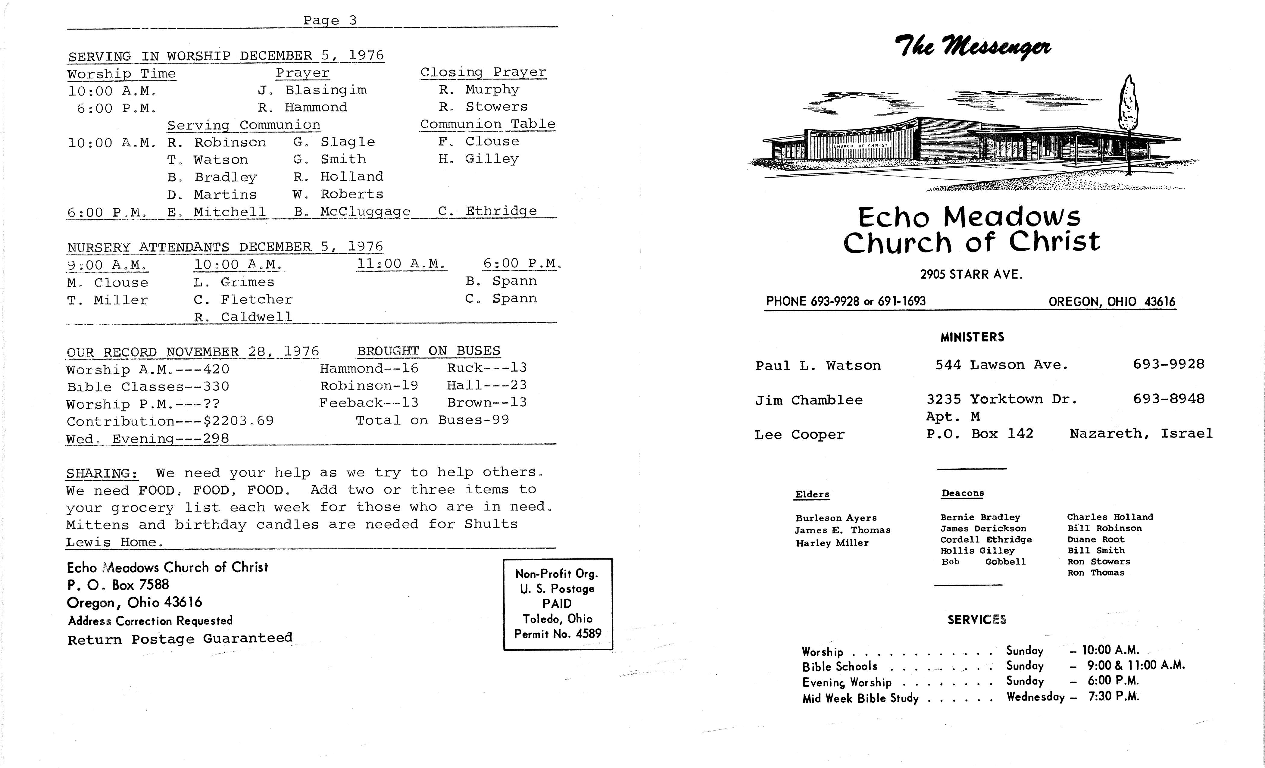 Scanned bulletin, page 1 of 1976-12-05.pdf