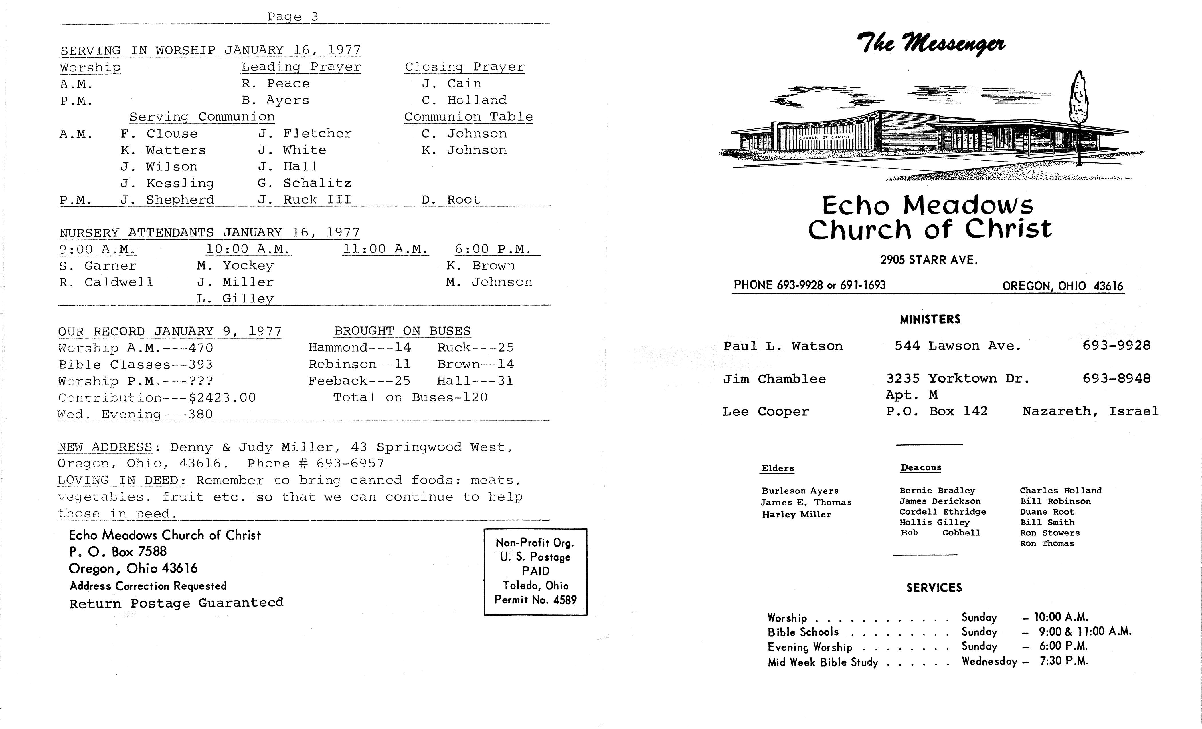 Scanned bulletin, page 1 of 1977-01-16.pdf