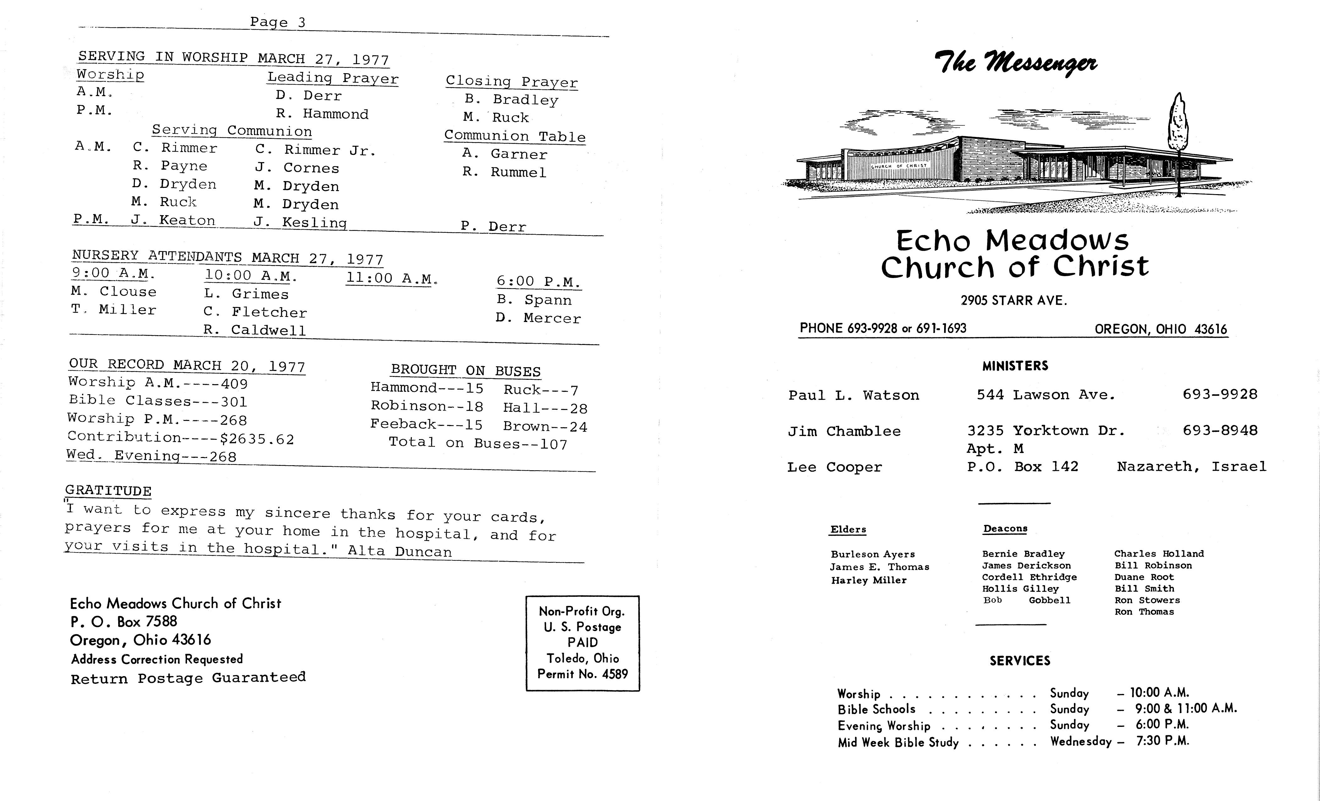 Scanned bulletin, page 1 of 1977-03-27.pdf