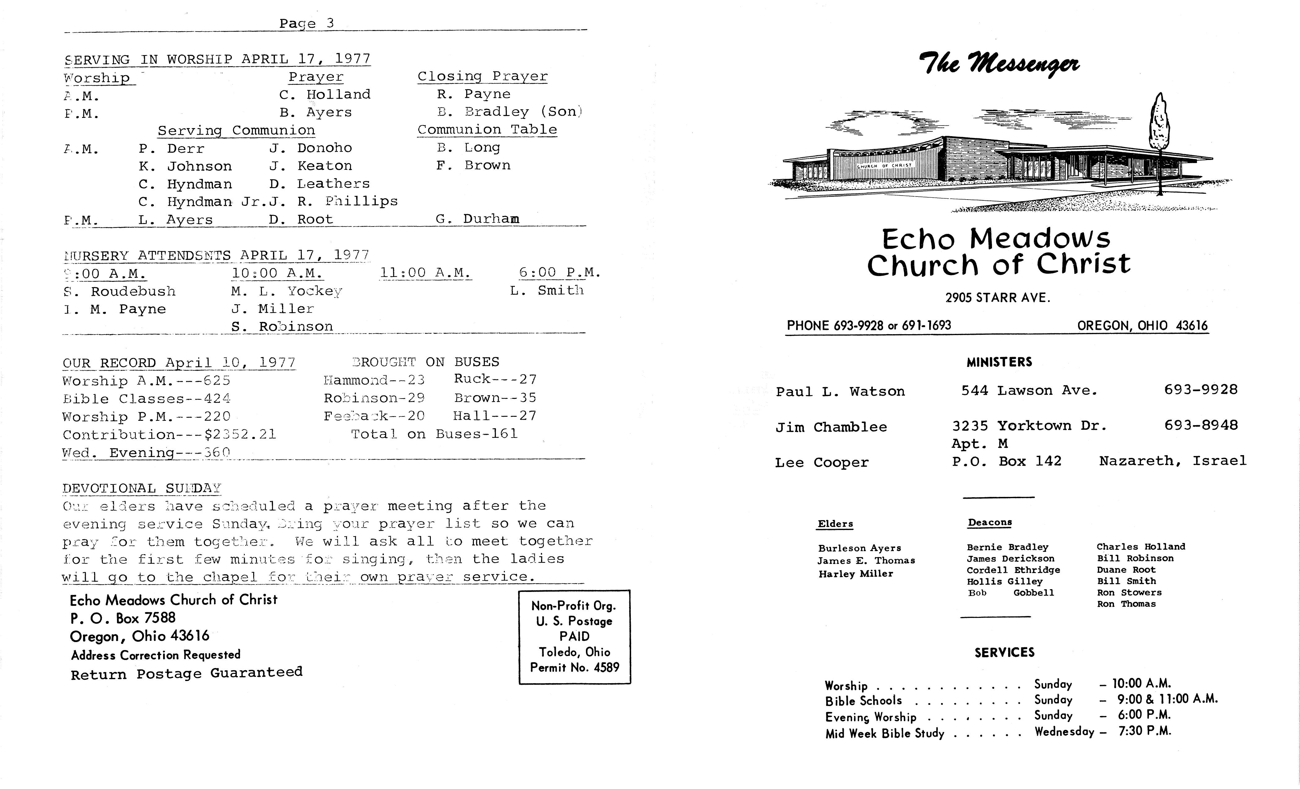 Scanned bulletin, page 1 of 1977-04-17.pdf