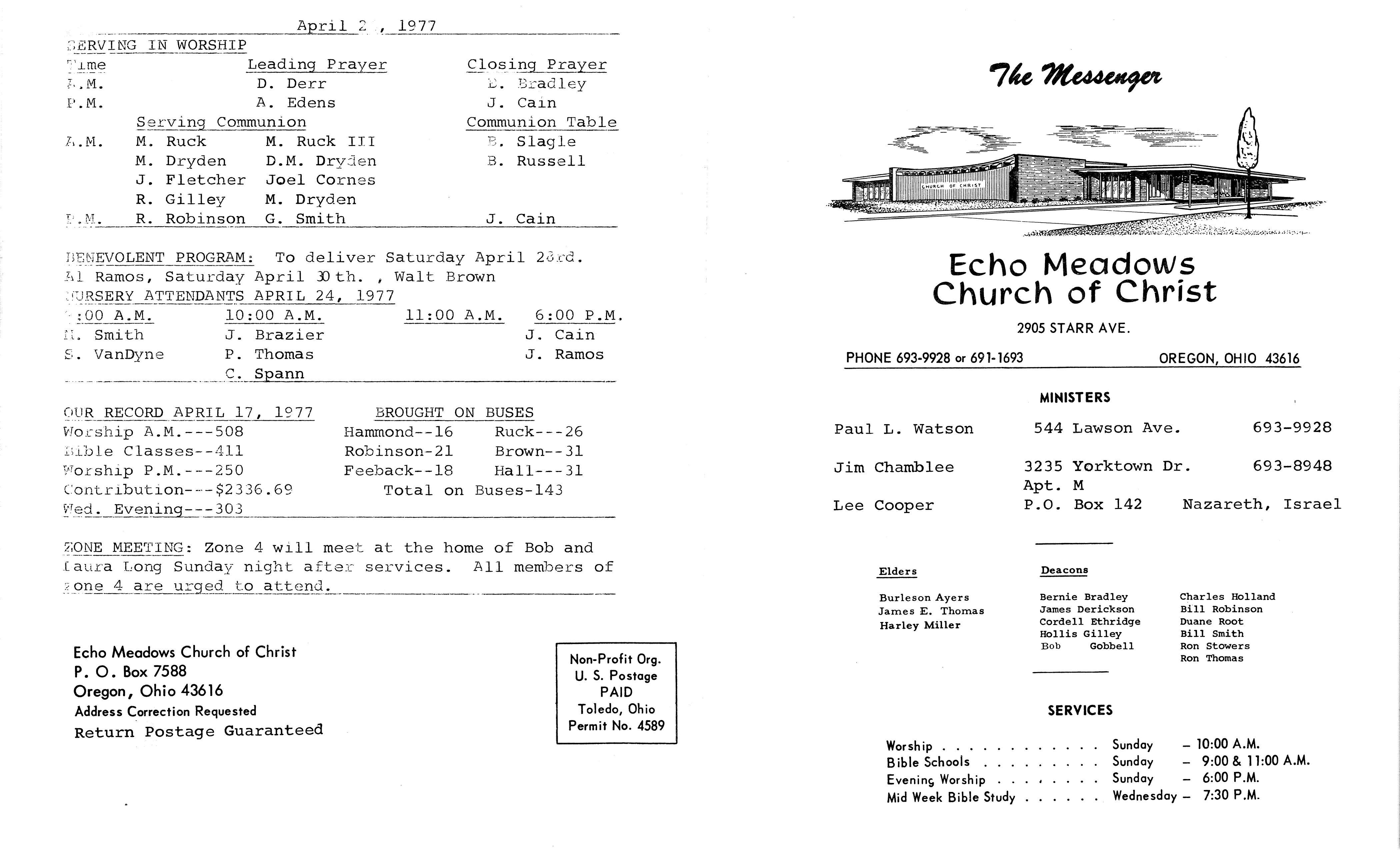 Scanned bulletin, page 1 of 1977-04-24.pdf
