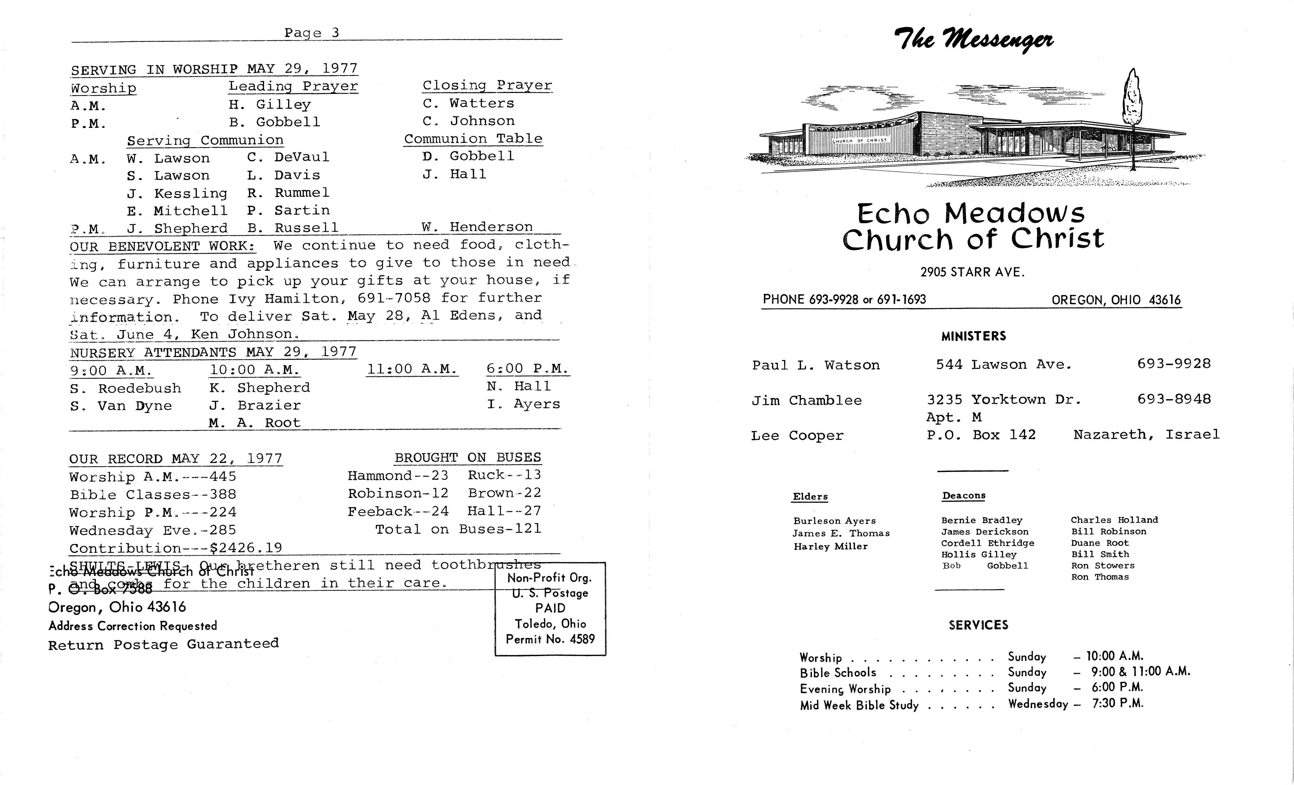 Scanned bulletin, page 1 of 1977-05-29.pdf