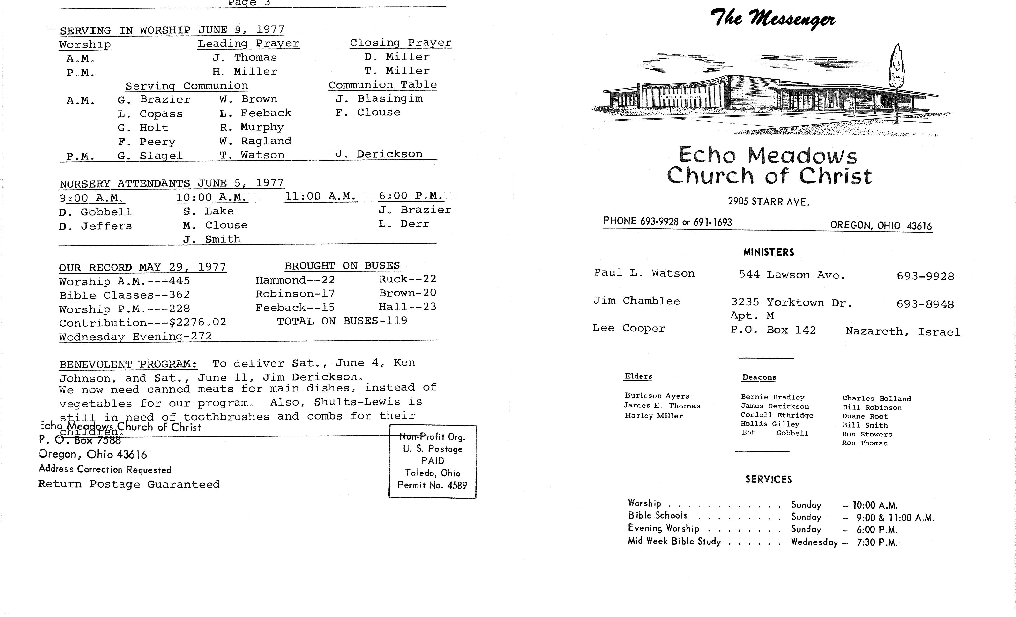 Scanned bulletin, page 1 of 1977-06-05.pdf