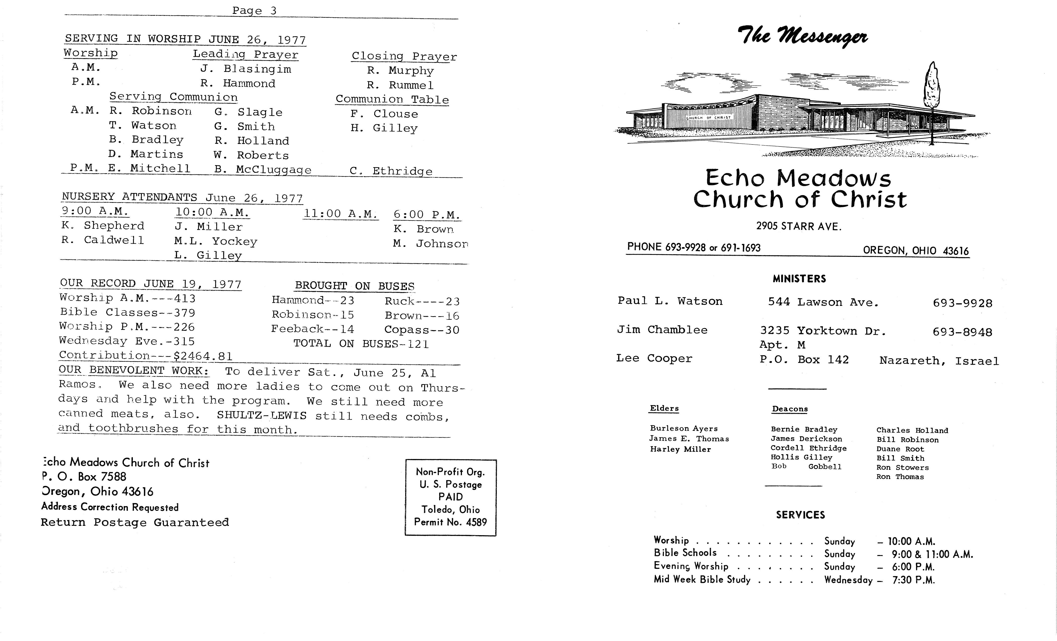 Scanned bulletin, page 1 of 1977-06-26.pdf