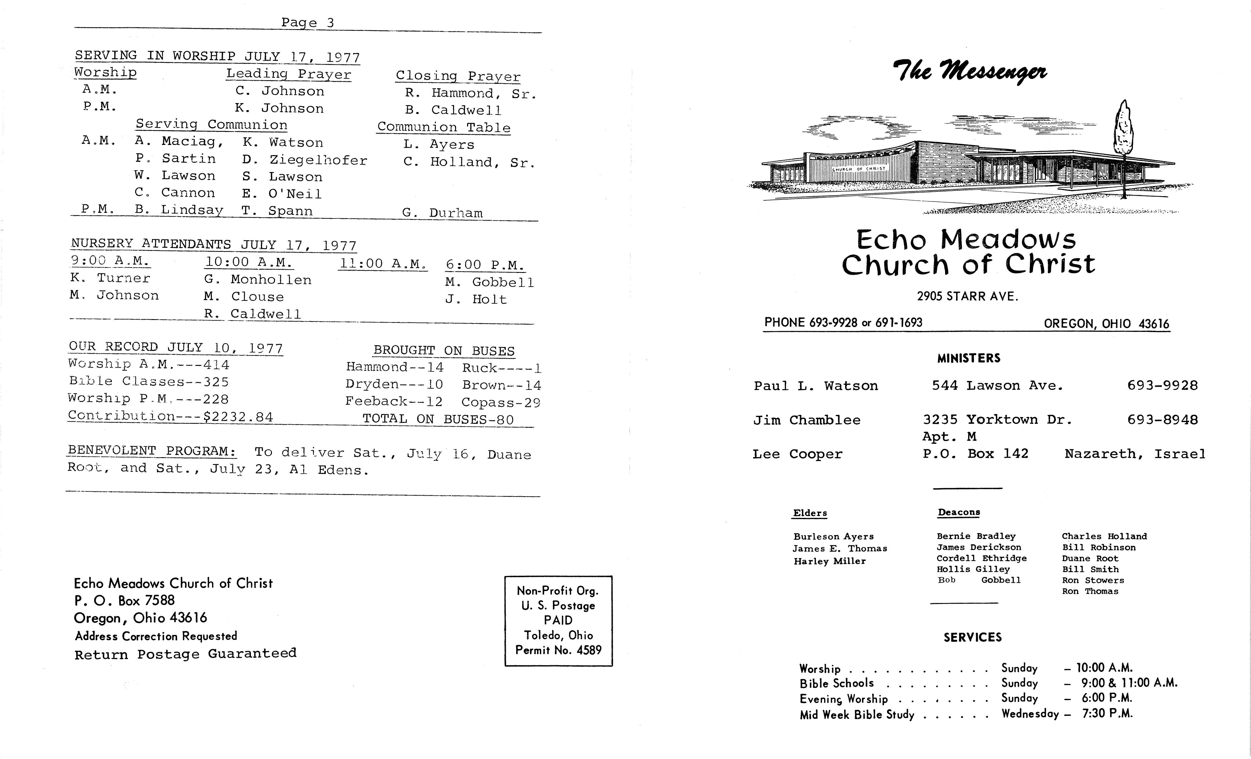 Scanned bulletin, page 1 of 1977-07-17.pdf